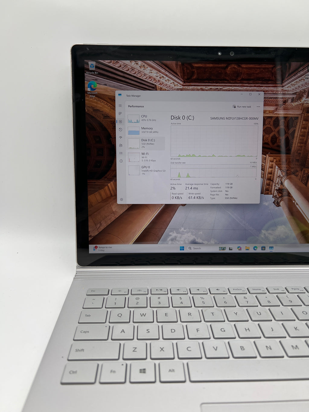 Microsoft Surface Book i5-6300U 8GB RAM 128GB SSD - Used