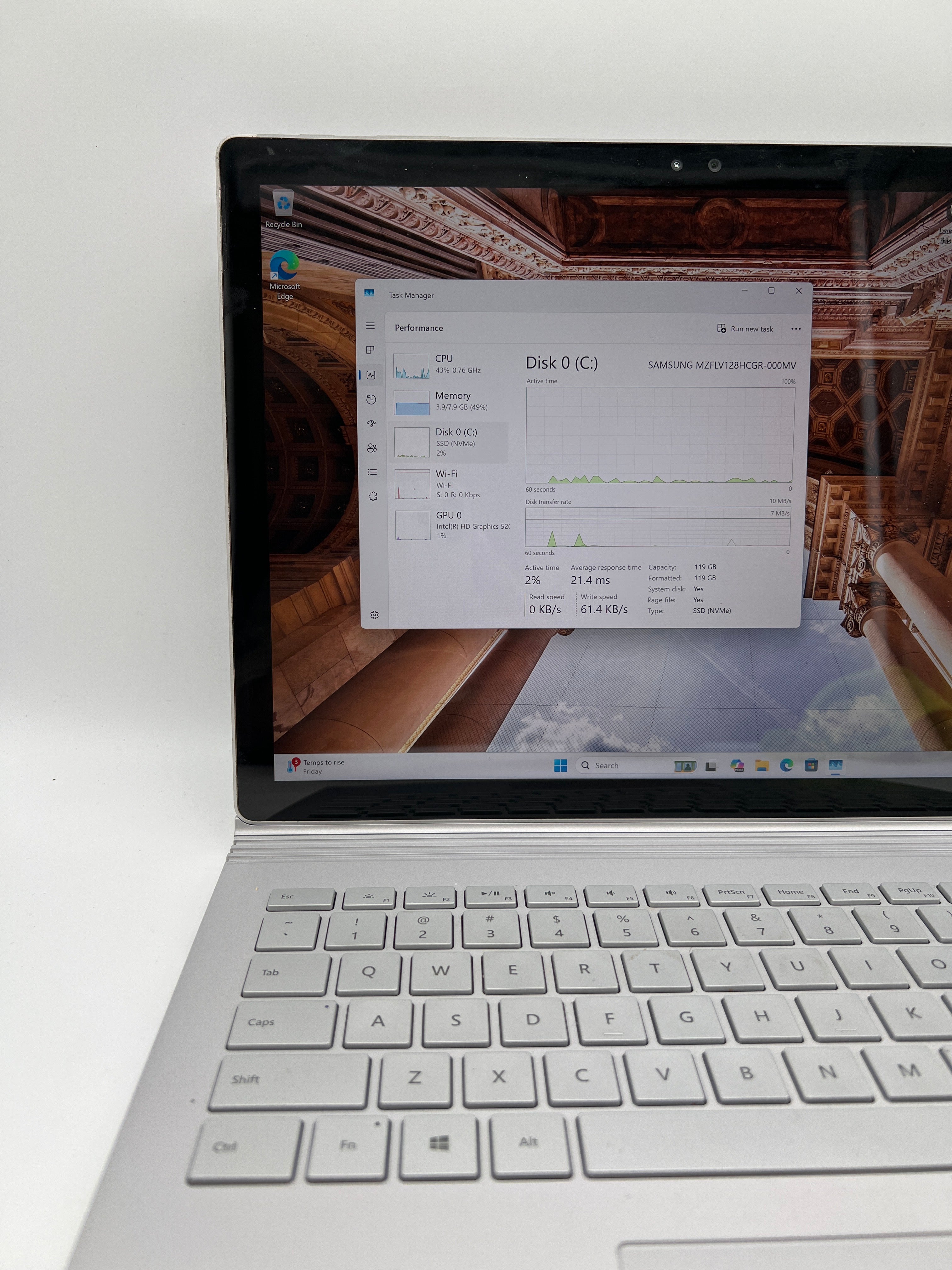 Microsoft Surface Book i5-6300U 8GB RAM 128GB SSD - Used
