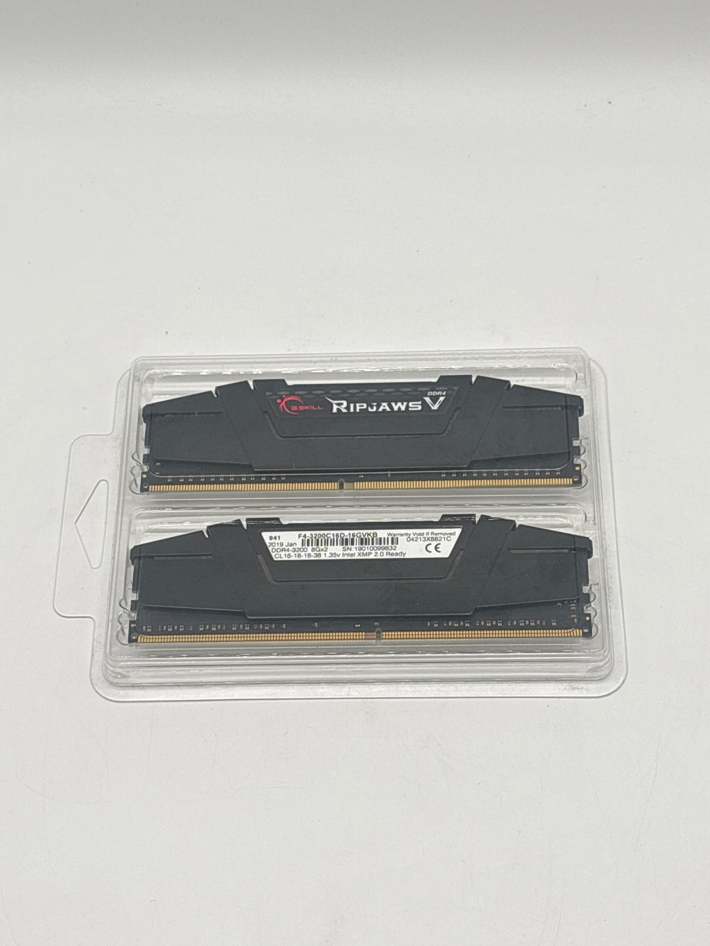 G.Skill Ripjaws F4-3200C 16GB DDR4 RAM - Used, Black