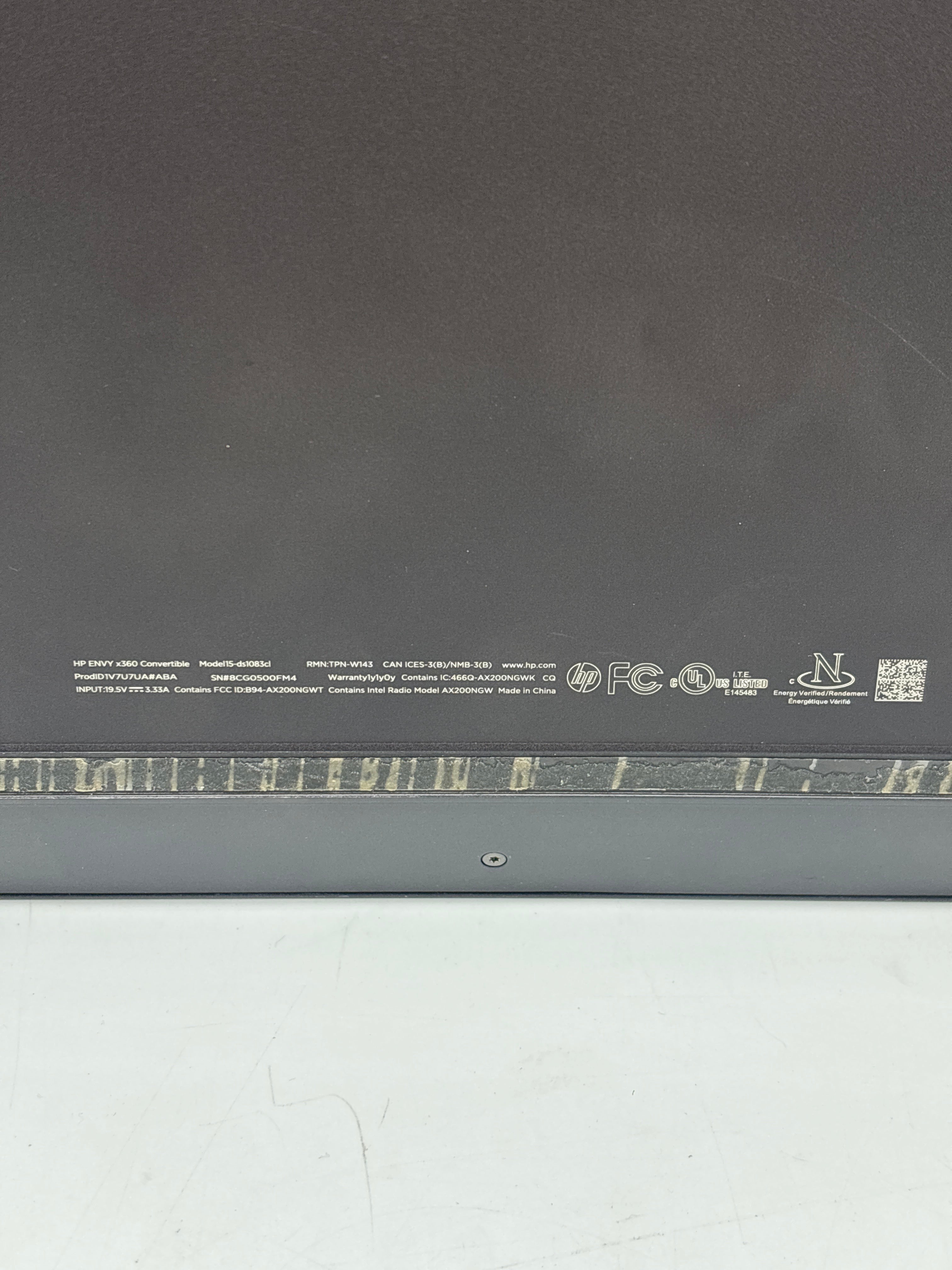 HP ENVY x360 15-ds1083cl AMD Ryzen 7 4700U 8GB RAM 512GB SSD