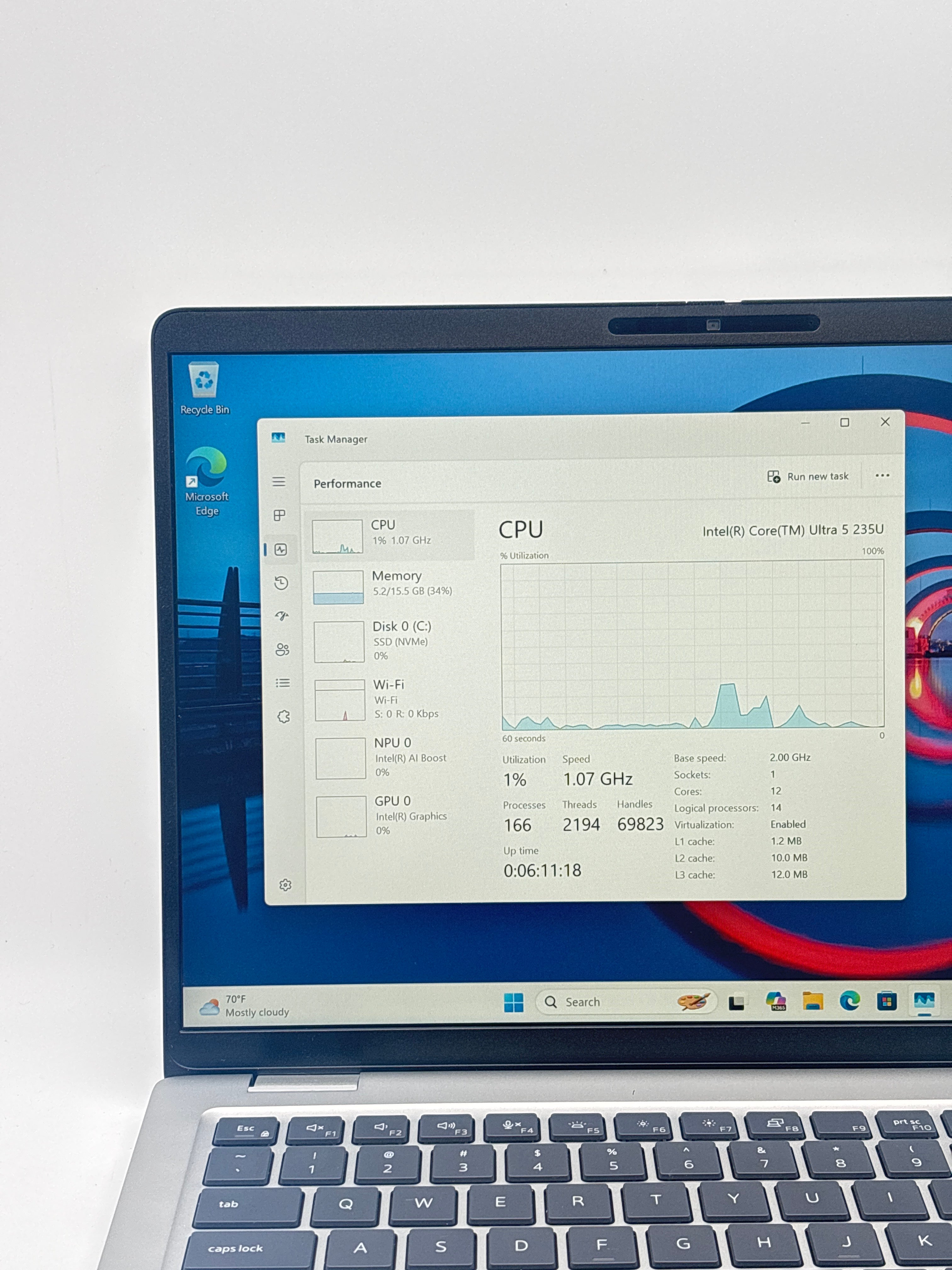 Dell Pro 14 Plus Ultra 5 235U 16GB RAM 256GB SSD