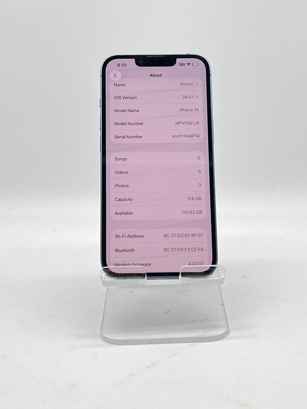 Apple iPhone 14 128GB T-Mobile Blue - Used
