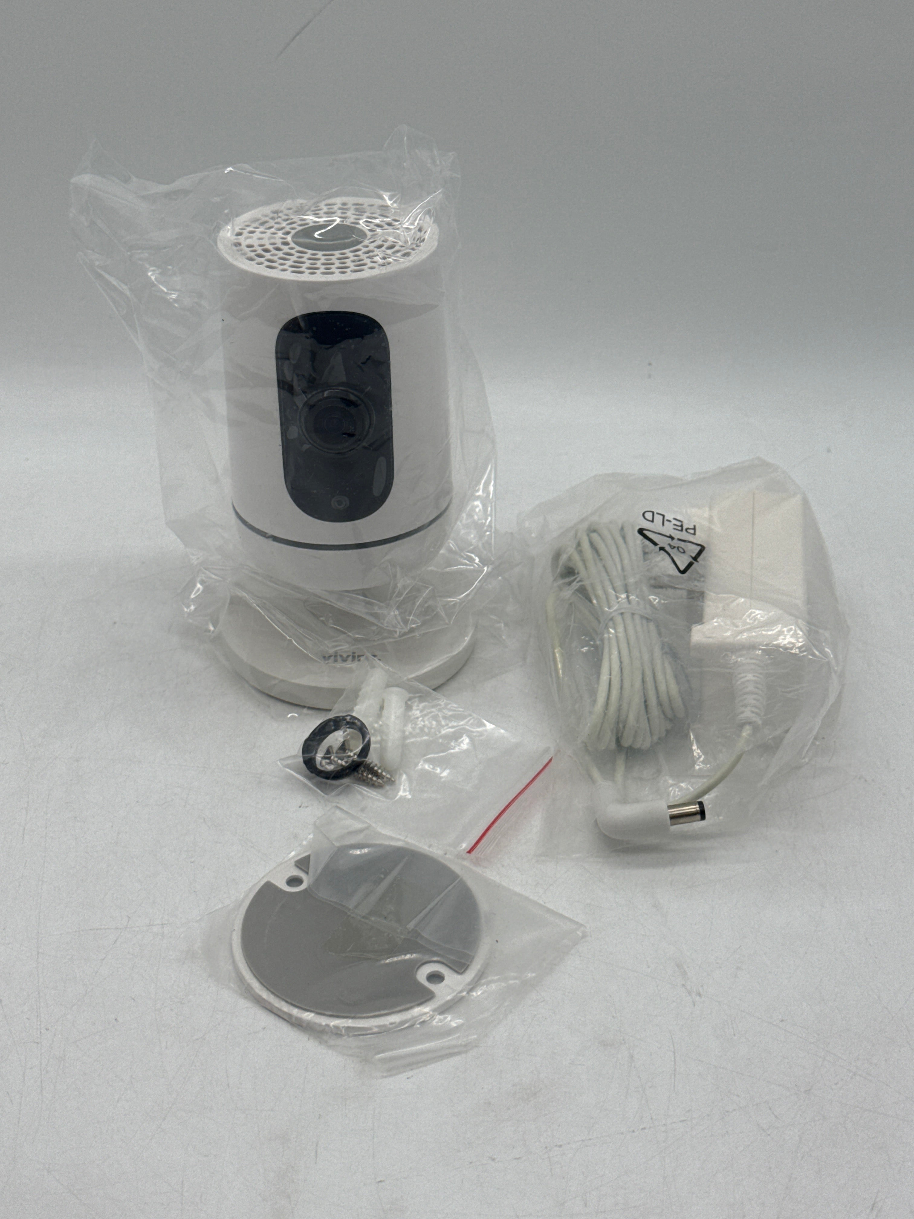 Vivint V-CAM1 Indoor Security Camera New No Box White with Power Supply & Magnetic Base