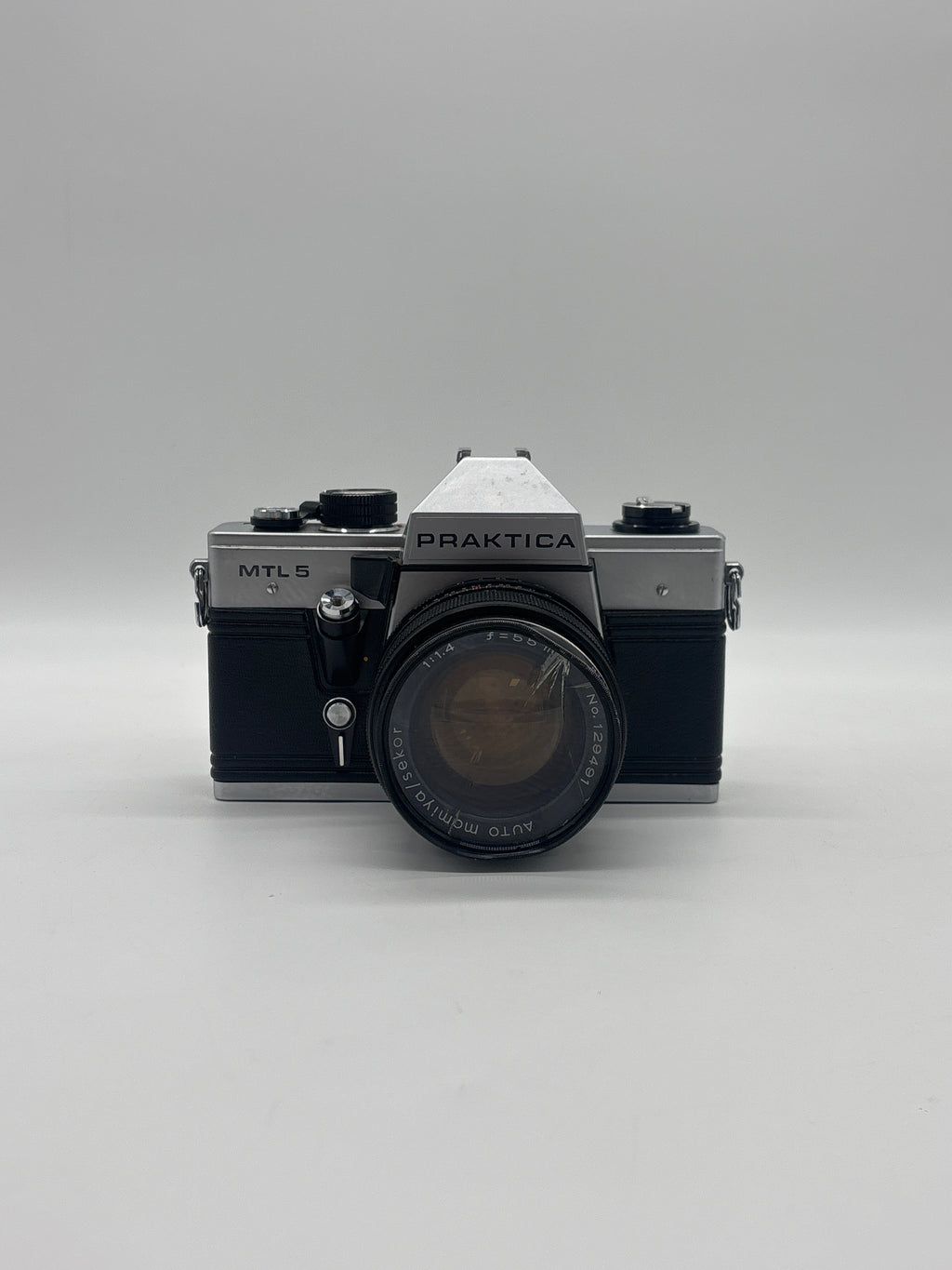 Praktica MTL 5 Vintage Camera - For Parts (Untested, Cracked Lens)