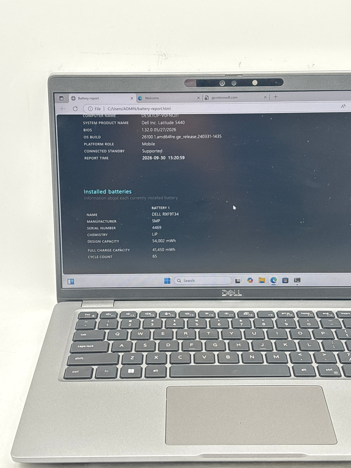Dell Latitude 5440 14in i5-1335U 1.3GHz 16GB RAM 256GB SSD Win11 - Used