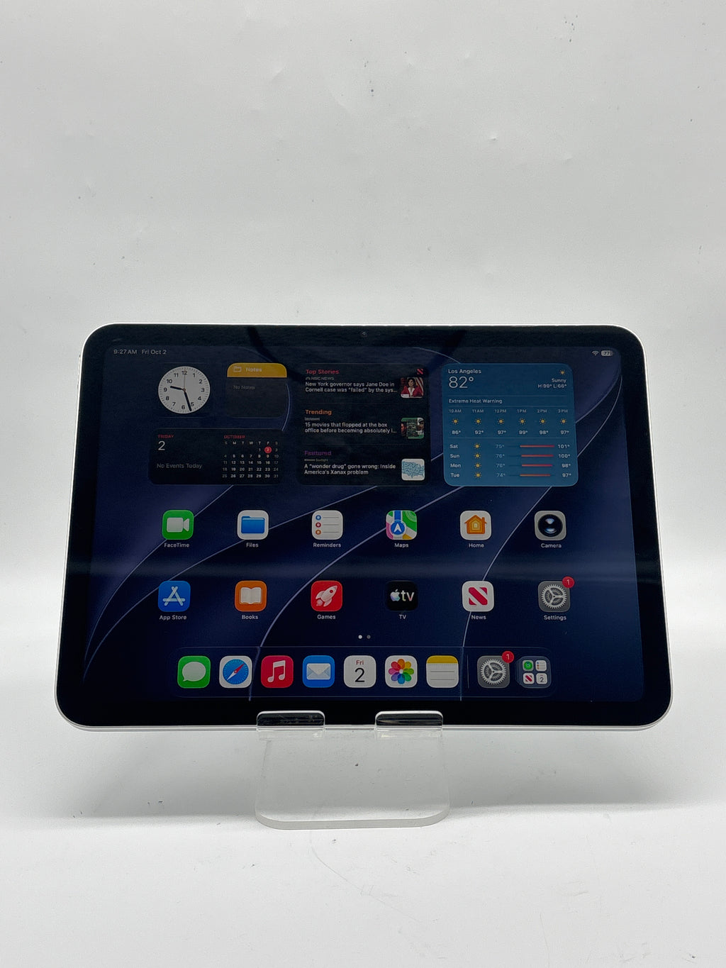 Apple iPad 11th Gen A3354 Wi-Fi 128GB Silver 10.9in Tablet - Used