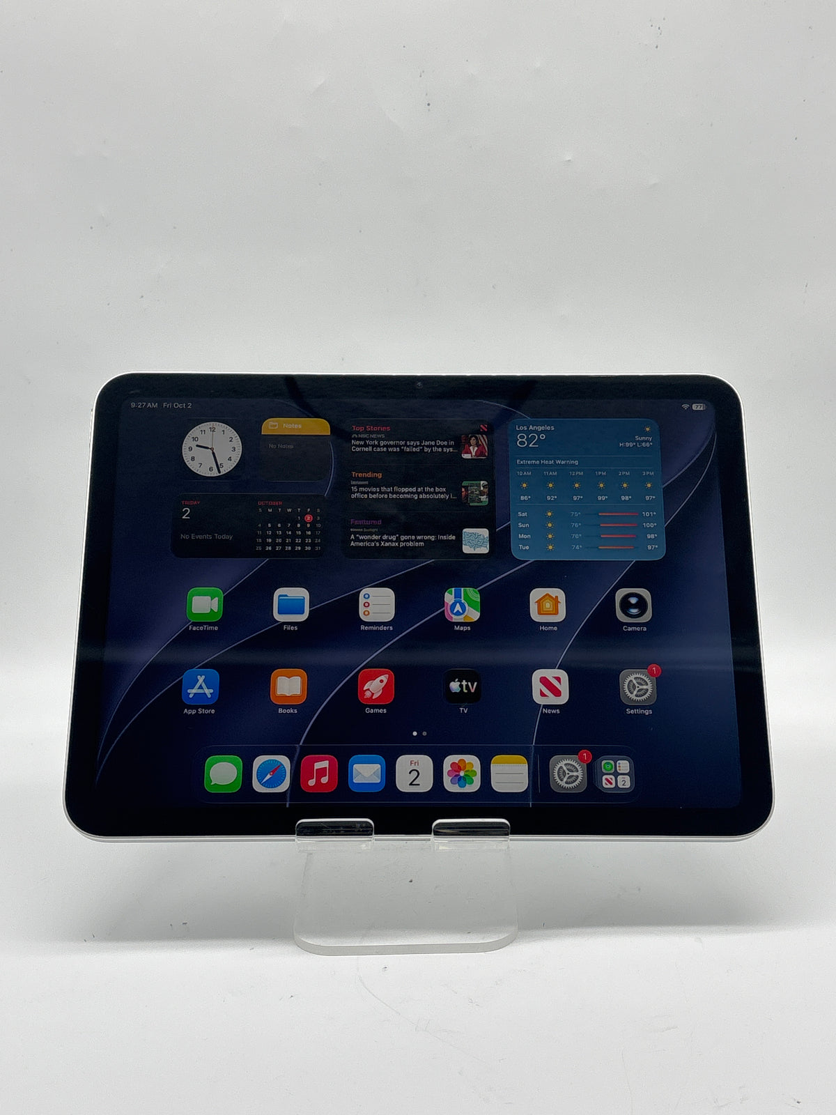 Apple iPad 11th Gen A3354 Wi-Fi 128GB Silver 10.9in Tablet - Used