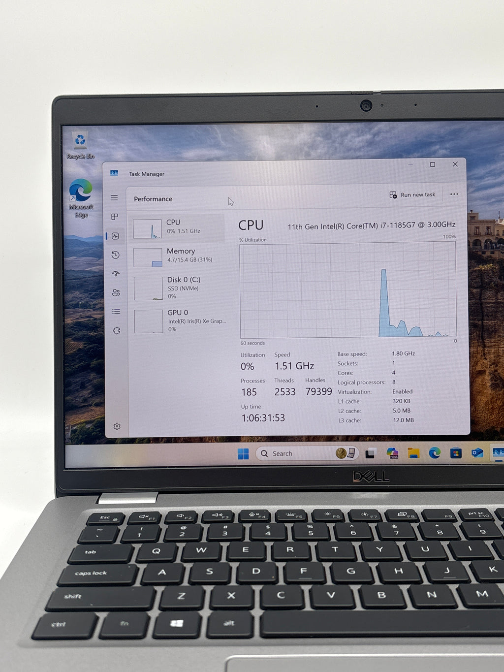 Dell Latitude 5420 13" i7-1185G7 16GB RAM 256GB SSD Silver