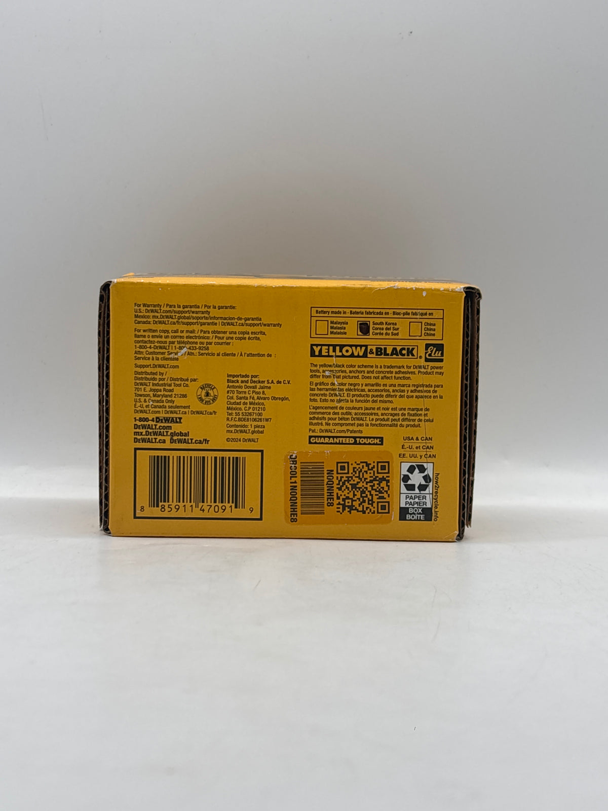 DeWalt DCB606 FlexVolt 20V/60V MAX 6.0Ah Lithium-Ion Battery - New