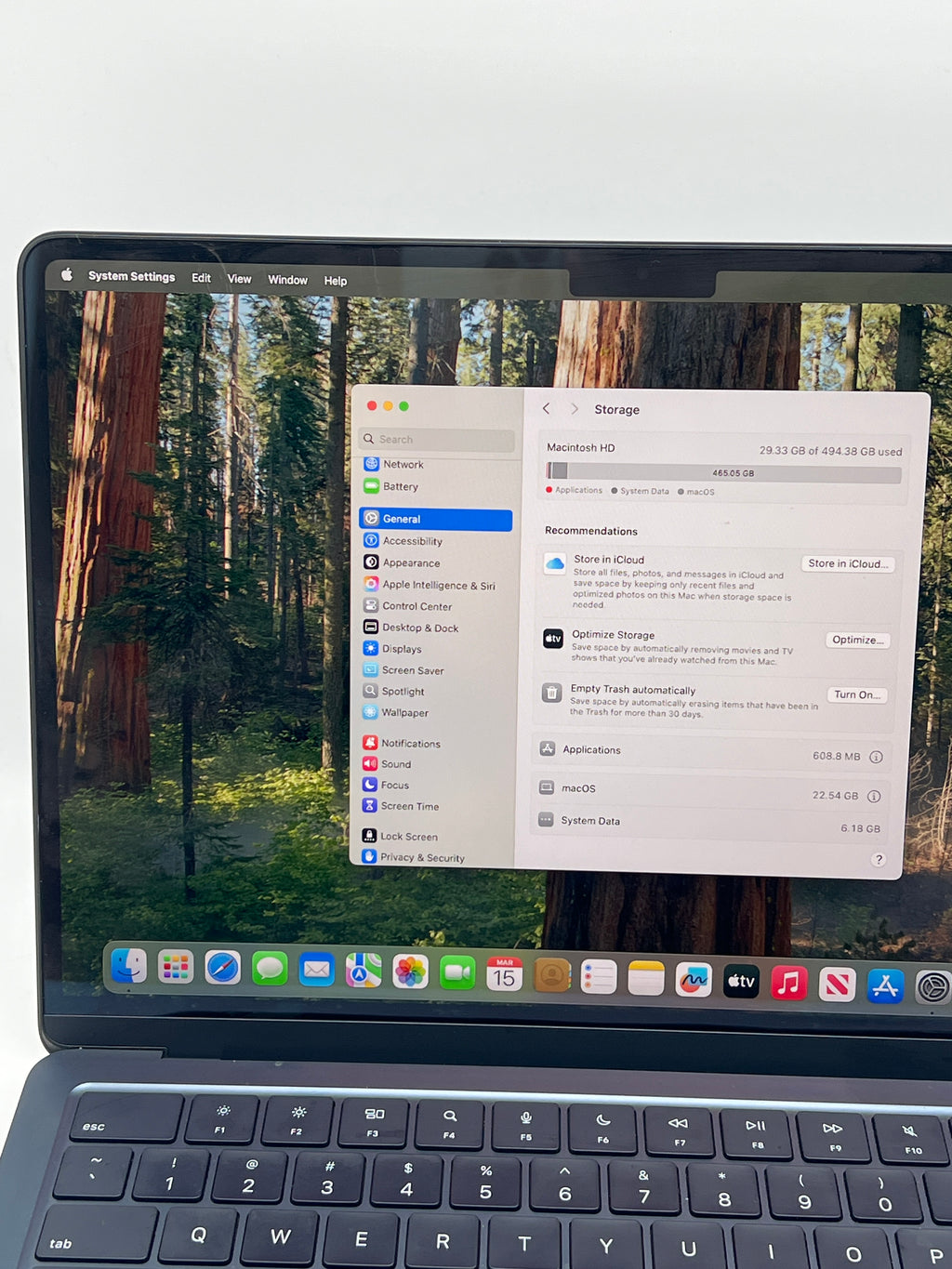 Apple MacBook Air 13" M4 A3240 16GB RAM 512GB SSD - Used