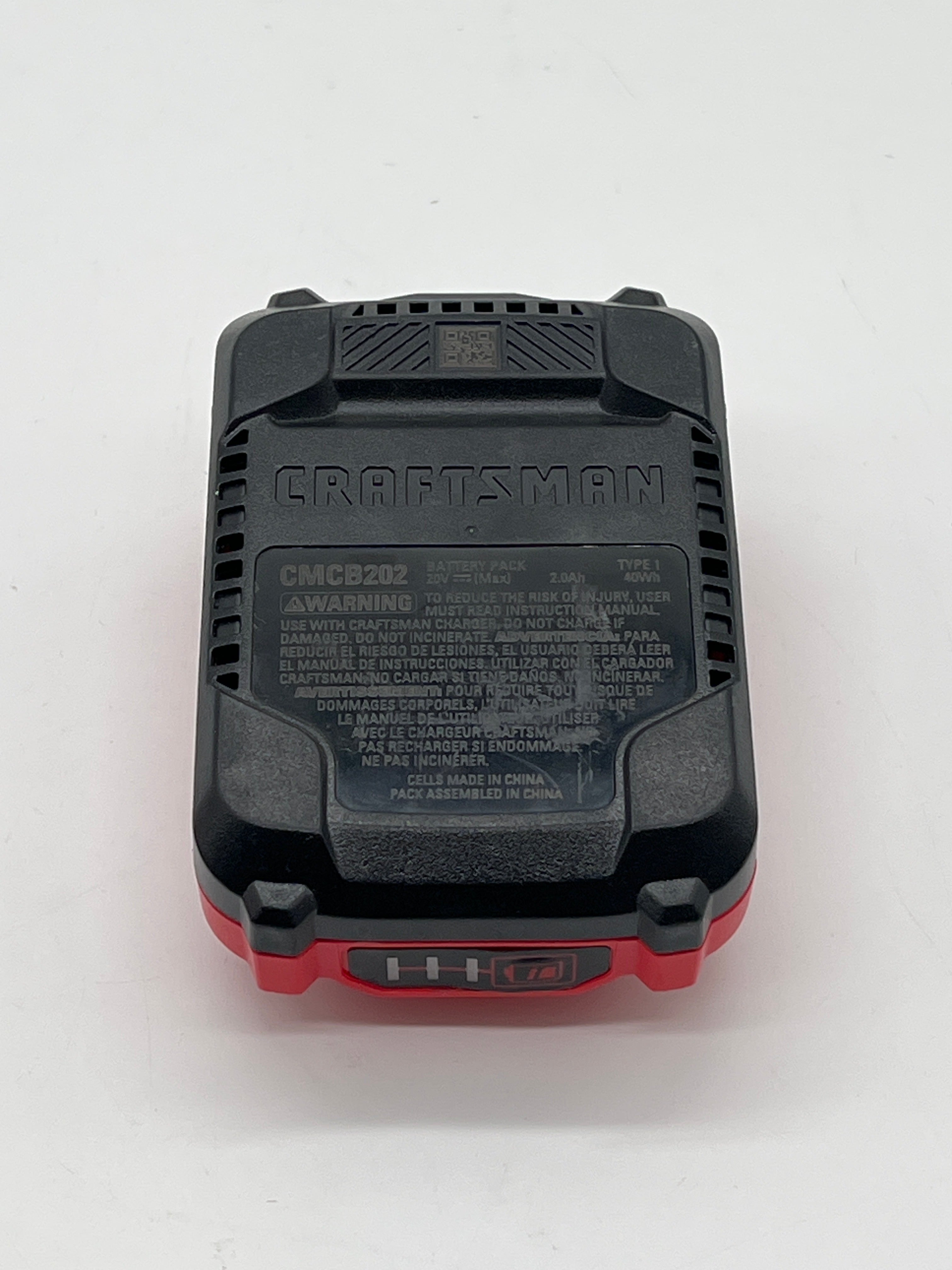 CRAFTSMAN CMCB202 V20 LITHIUM ION 2.0AH 40WH 20V with Charger