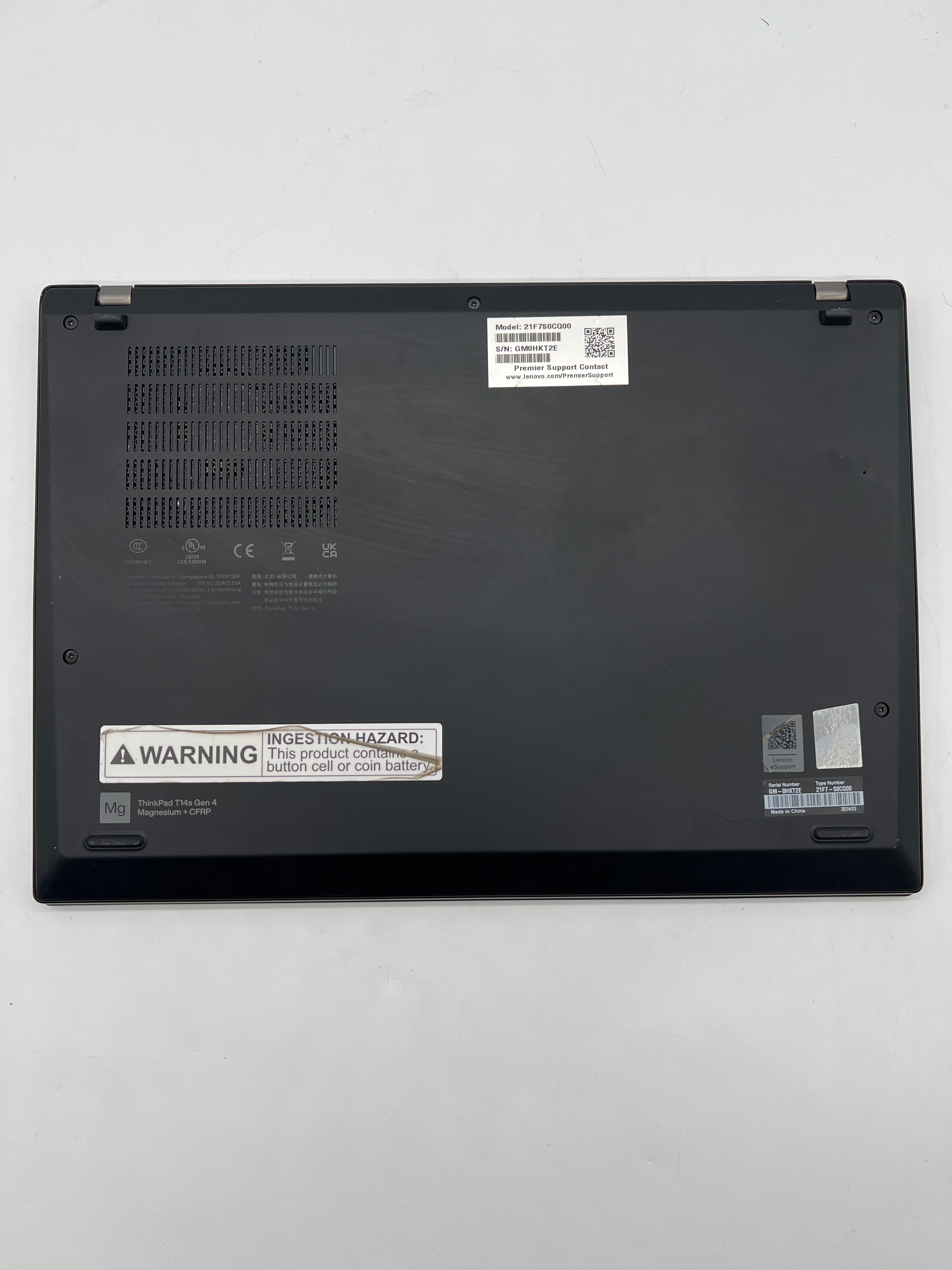 Lenovo ThinkPad T14s Gen 4 i7-1370P 32GB RAM 512GB SSD - For Parts (READ)