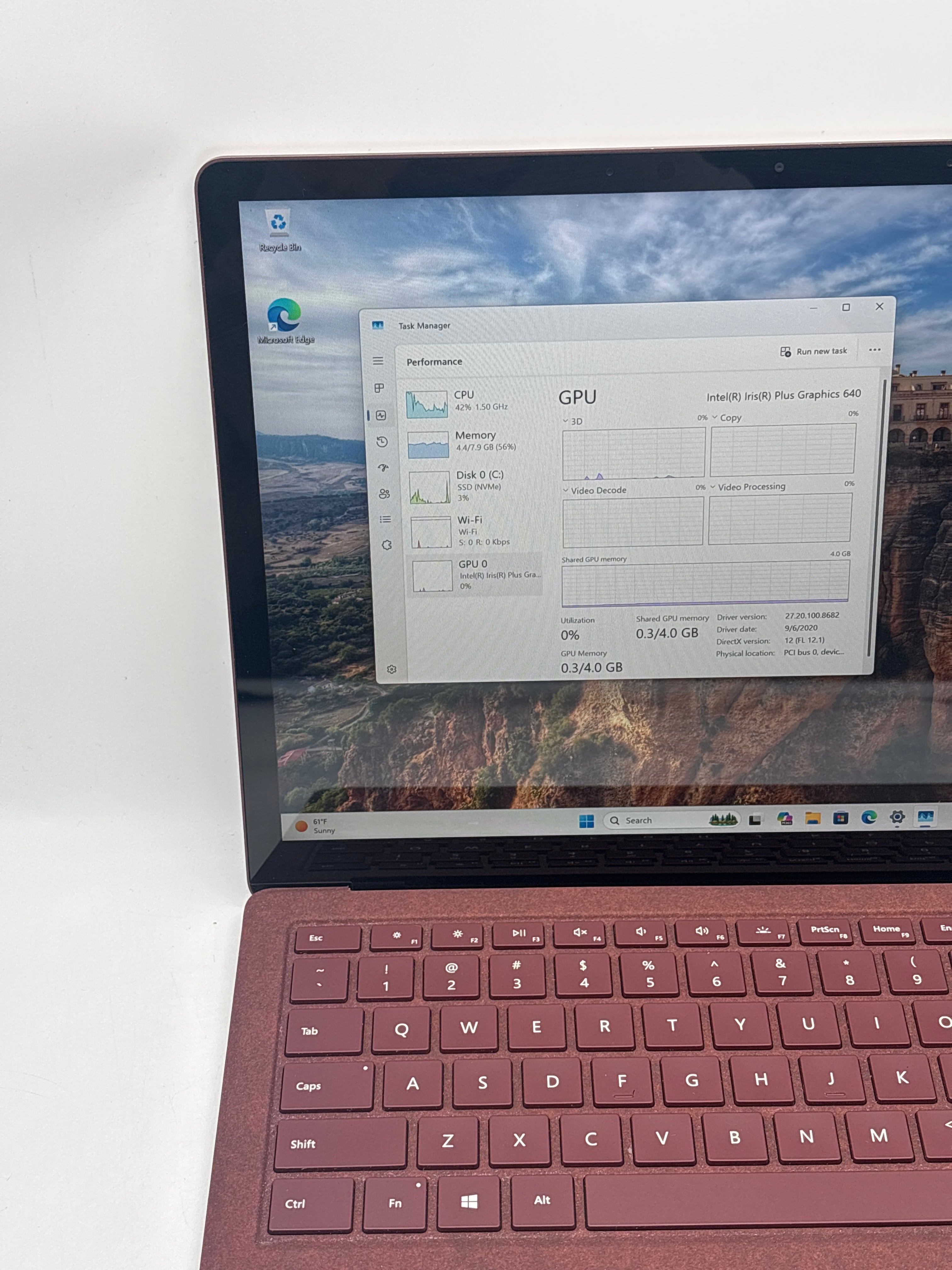 Microsoft Surface Laptop 1769 i7-7660U 8GB RAM 256GB SSD
