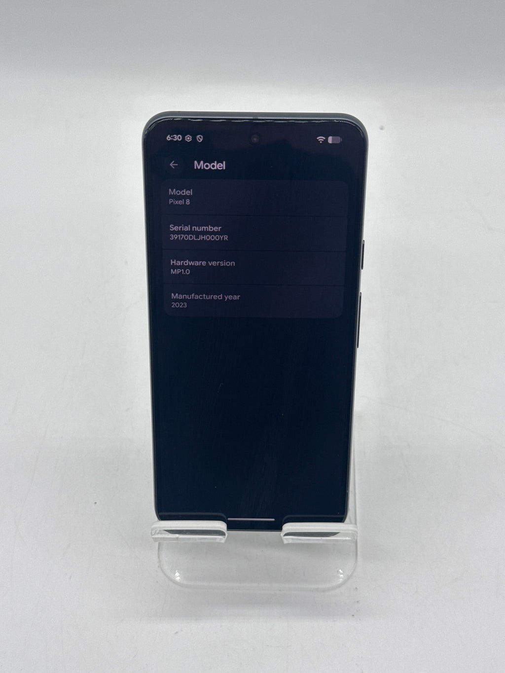 Google Pixel 8 128GB Black Unlocked - Used With Box