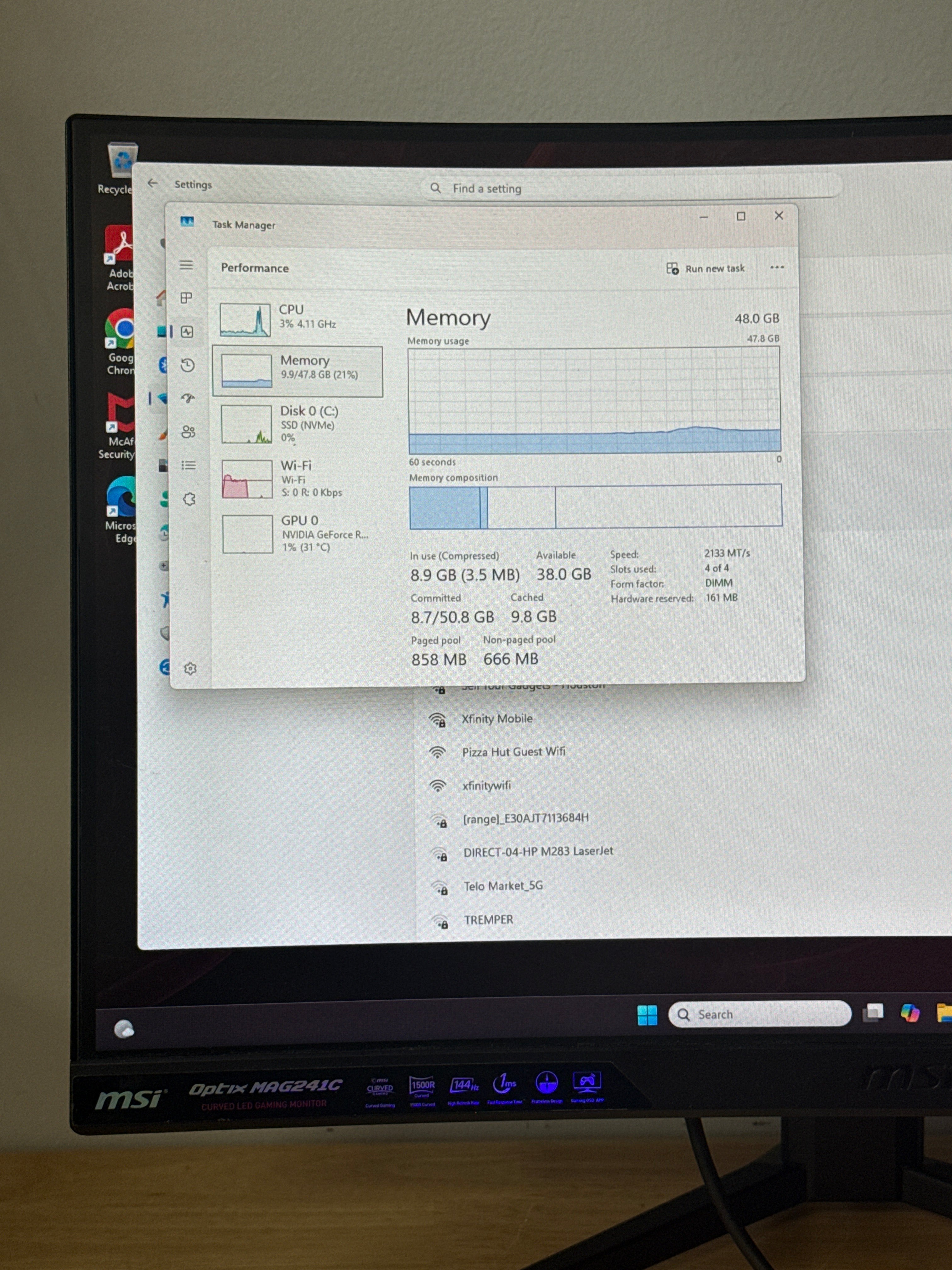 HP Omen 30L Ryzen 5 5600G 48GB RAM 1TB SSD RTX 3060 - Used
