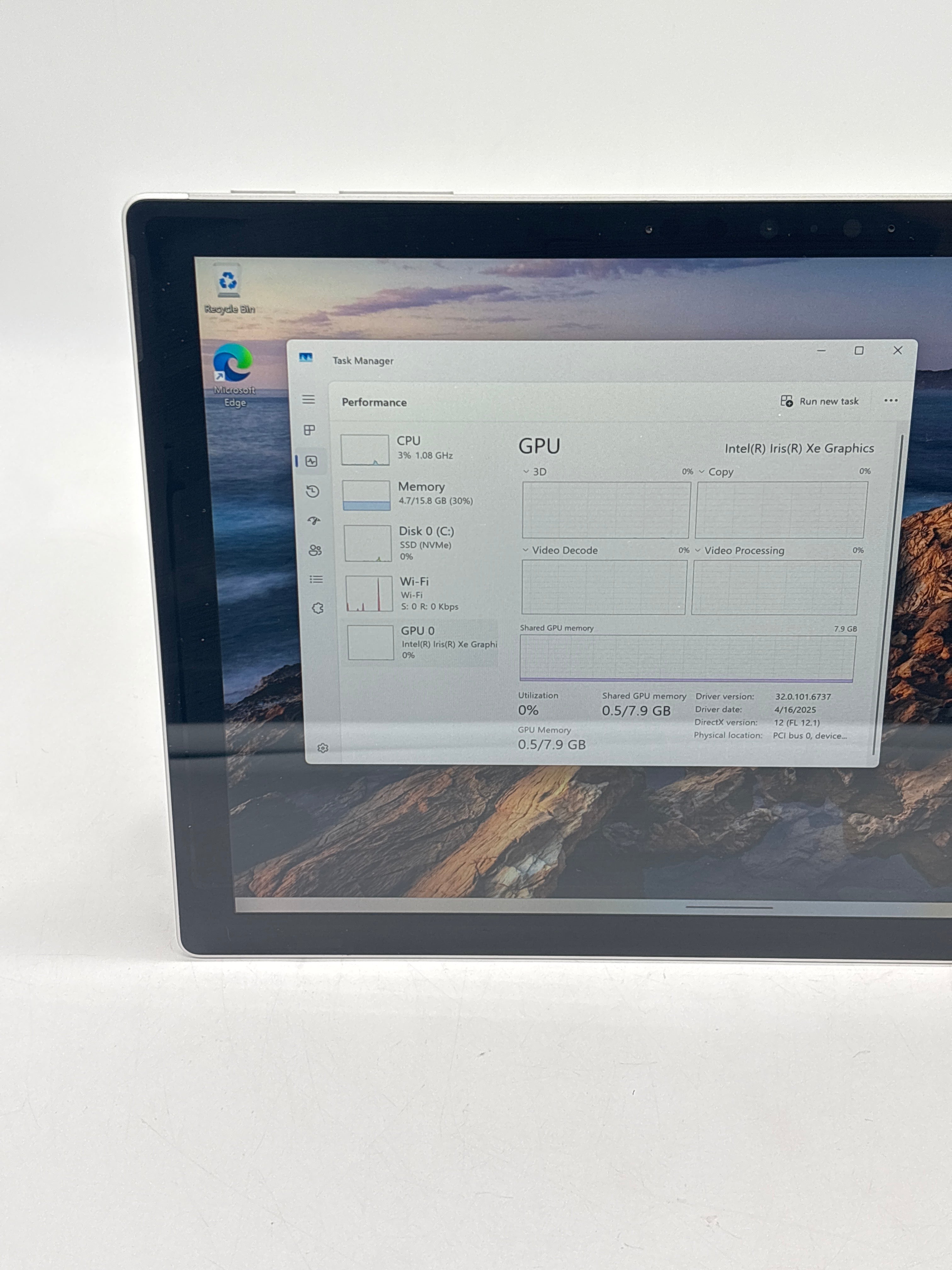 Microsoft Surface Pro 7+ 1960 i5-1135G7 16GB RAM 256GB SSD -  With New Dock