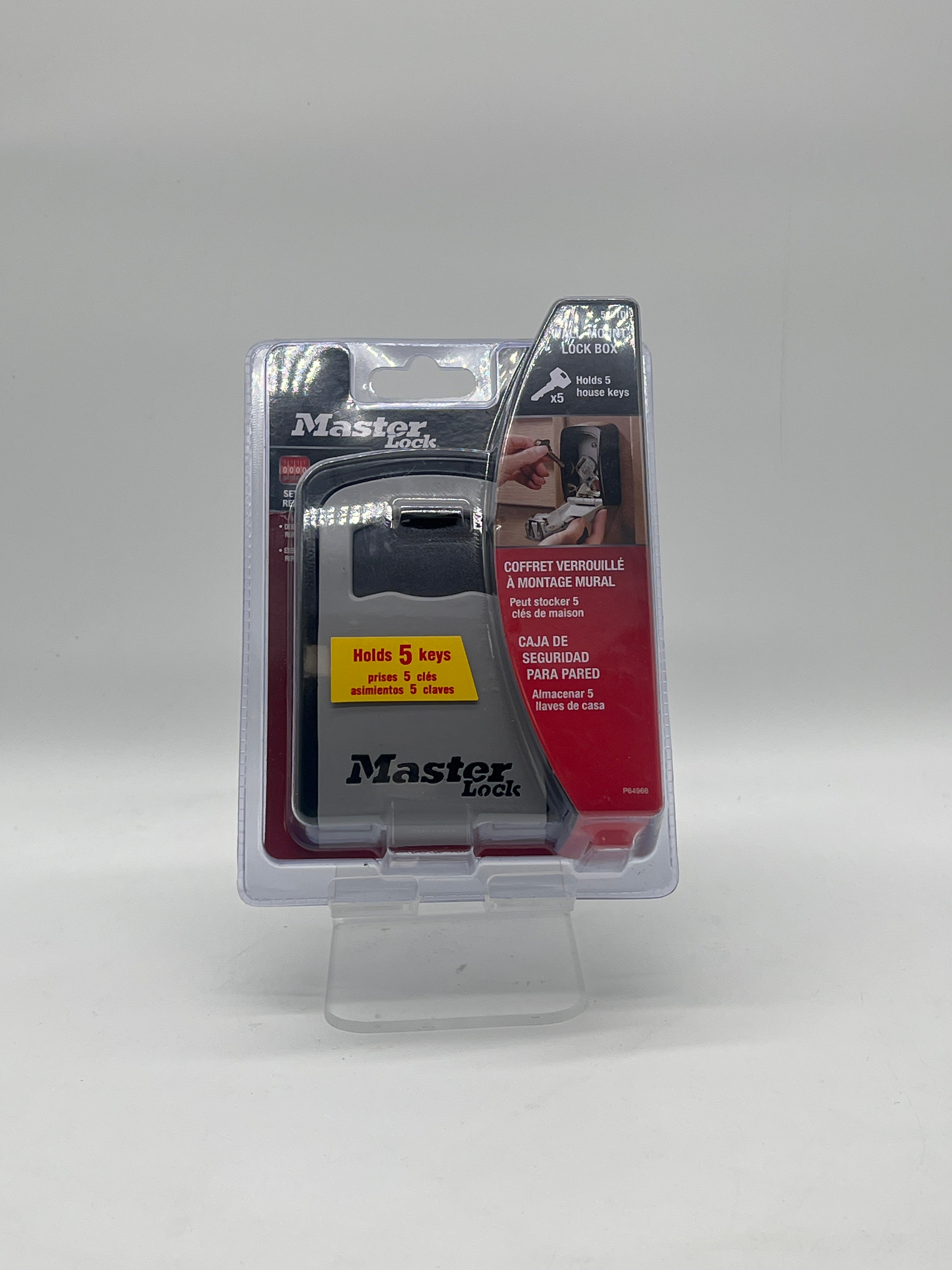 Master Lock 5401D Portable Lock Box Black Large Keypad Combination