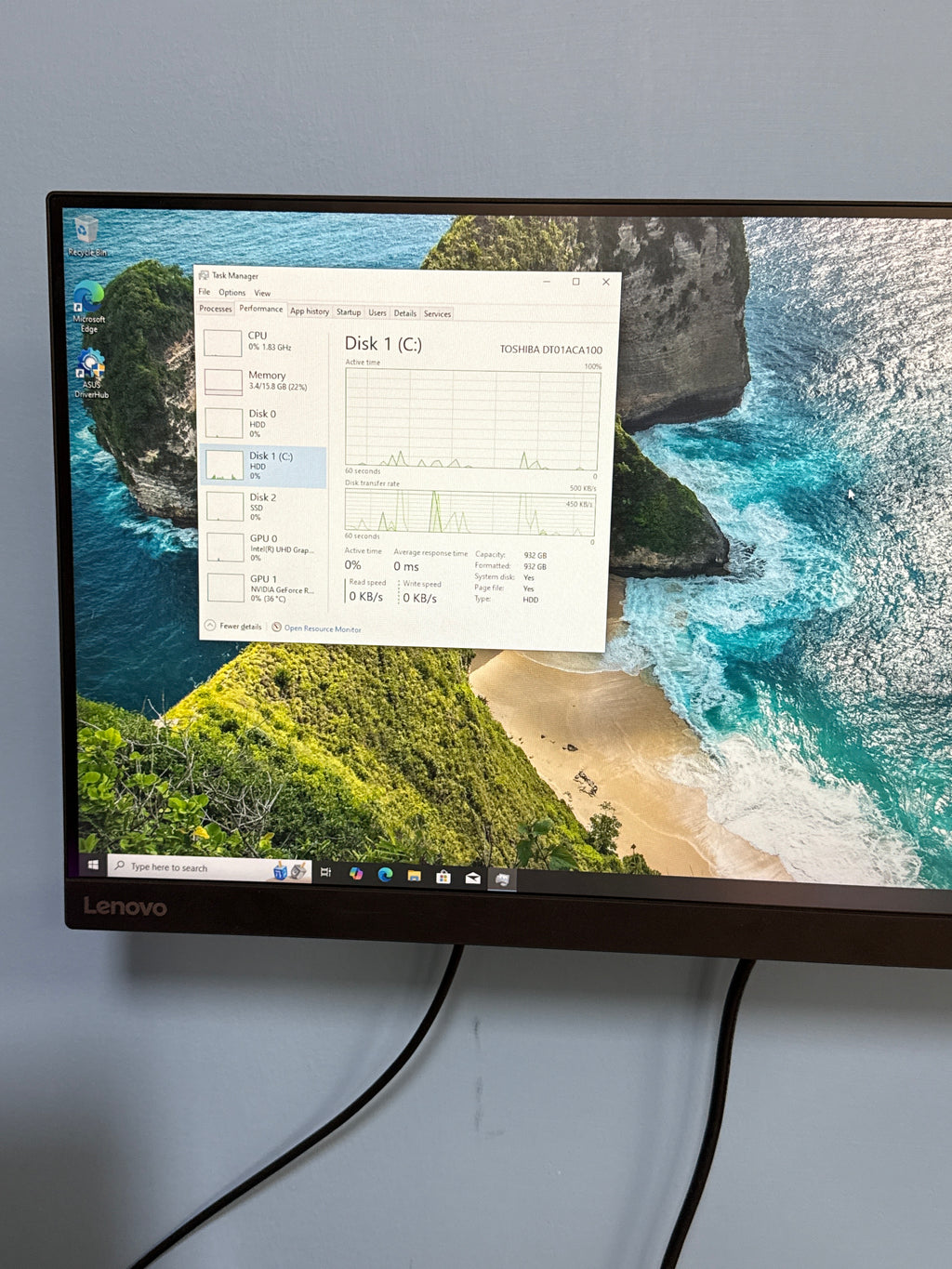 Custom PC Intel i7-8700k 16GB RAM GeForce RTX 3070 5.5TB HDD + 119GB SSD
