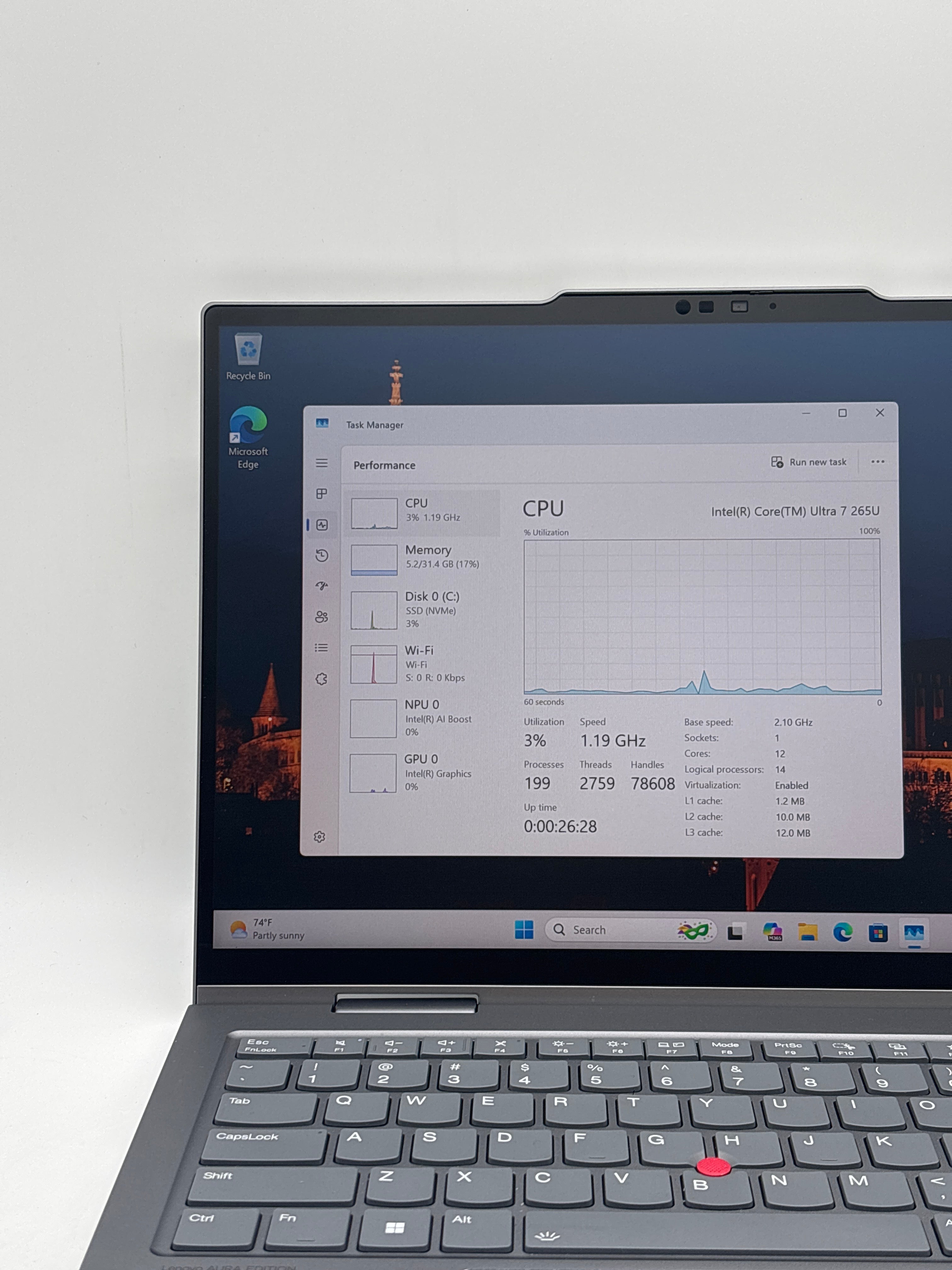 Lenovo ThinkPad X1 2 in 1 Gen 10 Ultra 7 265U 32GB RAM 512GB SSD - Warranty