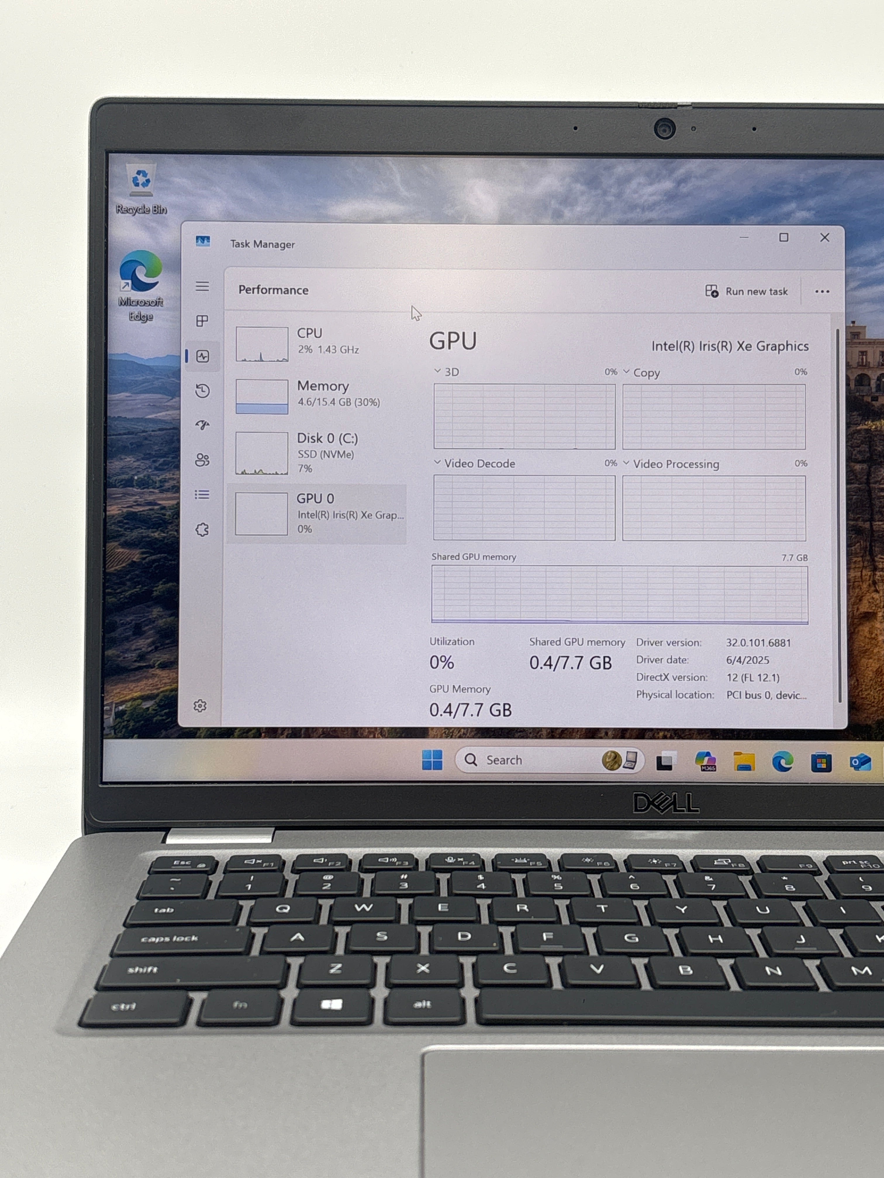 Dell Latitude 5420 13" i7-1185G7 16GB RAM 256GB SSD Silver