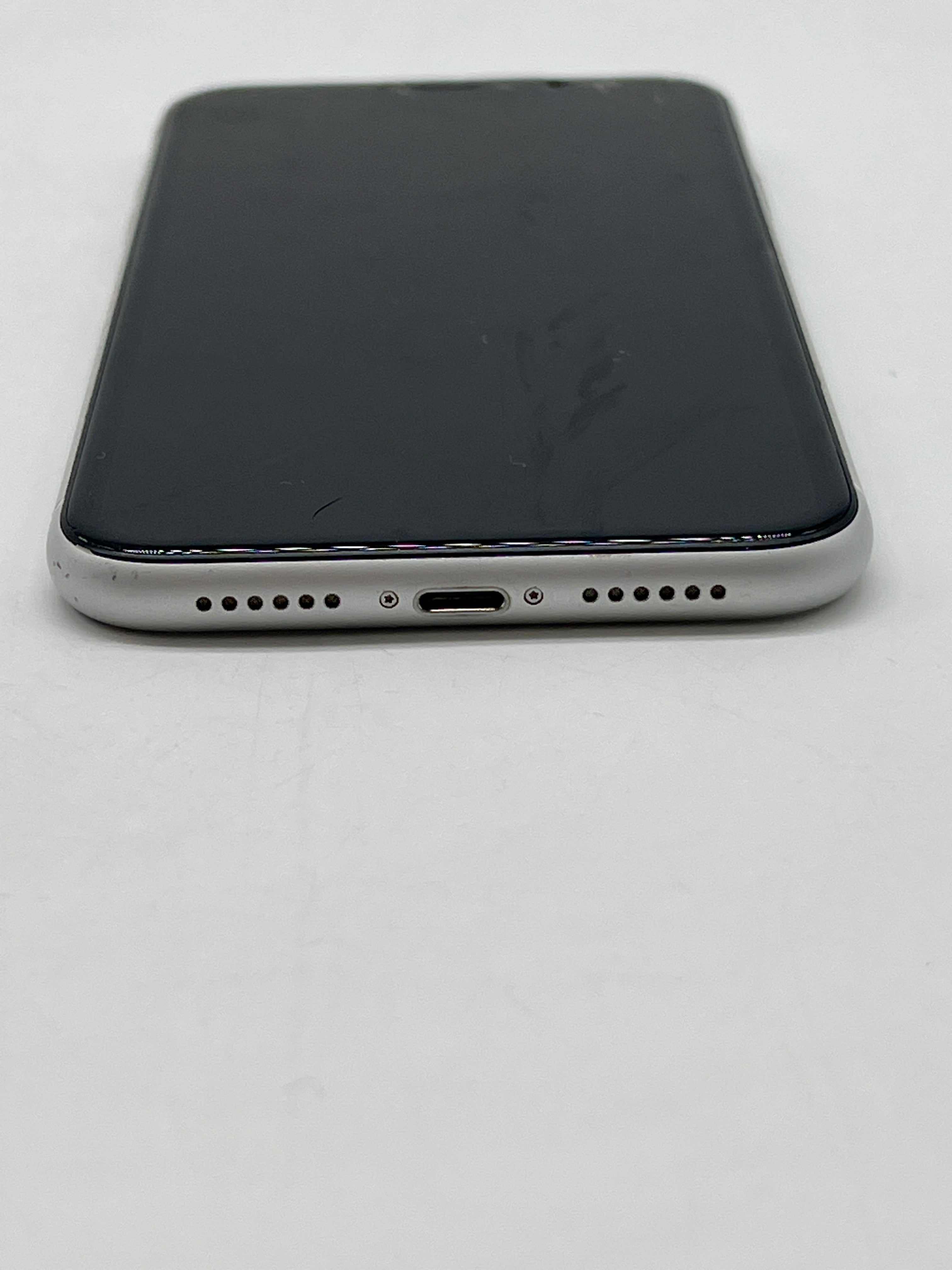 Apple iPhone XR 64GB Unlocked White - Cracked Screen Bad LCD