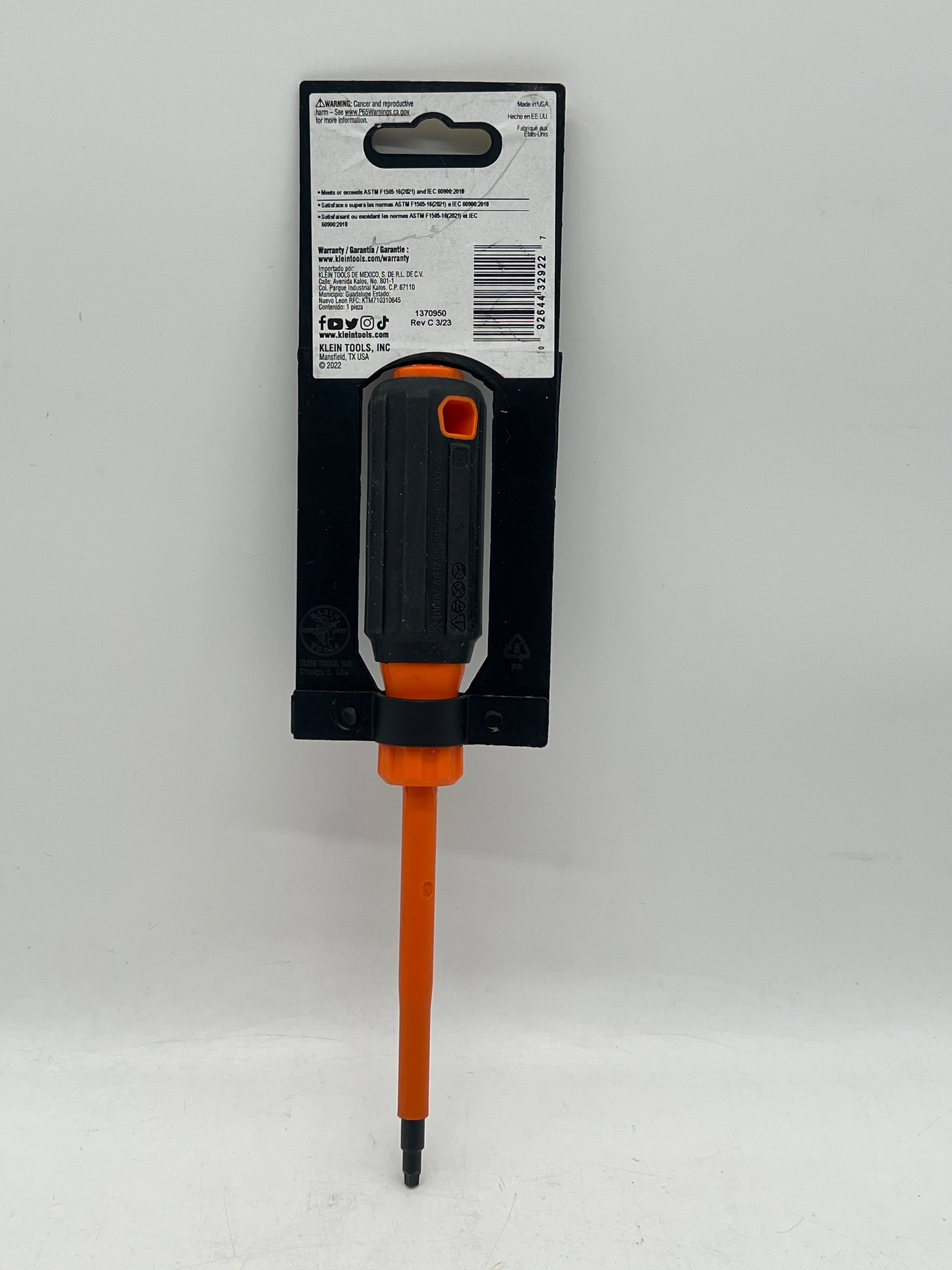 Klein Tools 684-4-ins Hand Tool Black Individual Specialty Screwdriver