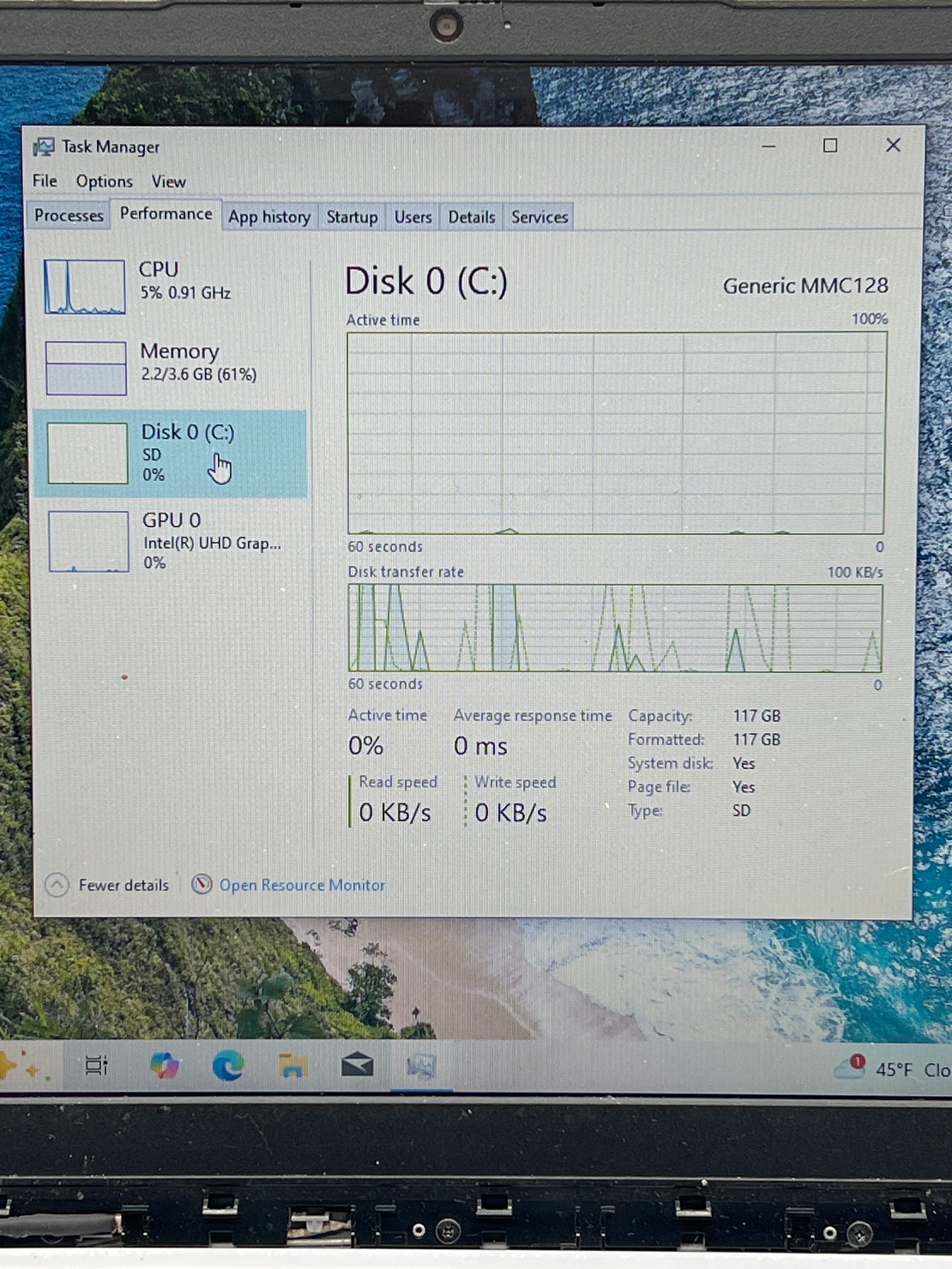 Lenovo Ideapad 1 Celeron, 4GB RAM, 128GB SSD  For Parts