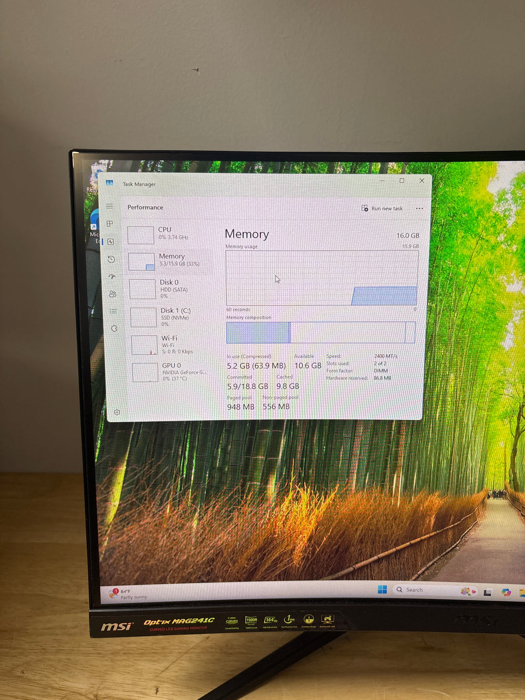 HP OMEN 30L Ryzen 5 3600 16GB RAM 256GB SSD 1TB HDD GTX 1660 SUPER - Used