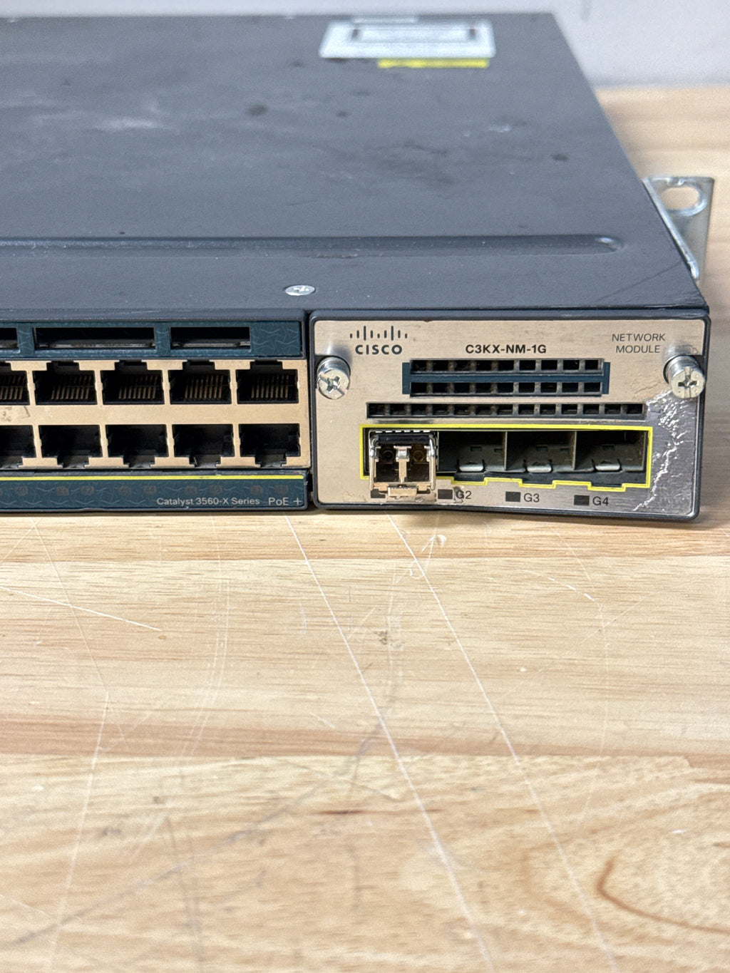 Cisco Catalyst 3560 X Series Rack Mount Ethernet Switch - Used