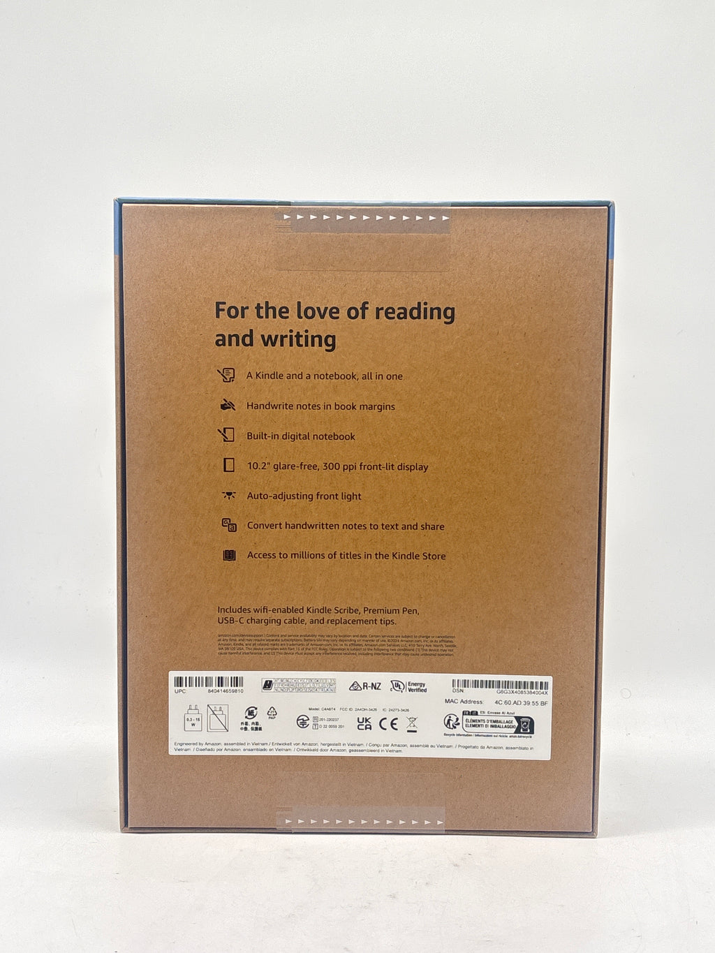 Amazon Kindle Scribe 64GB Wi-Fi Tungsten w/ Premium Pen - New