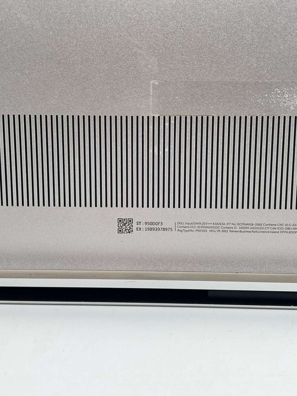Dell XPS 15 9500 i7-10750H 16GB RAM 512GB SSD Gray - Used
