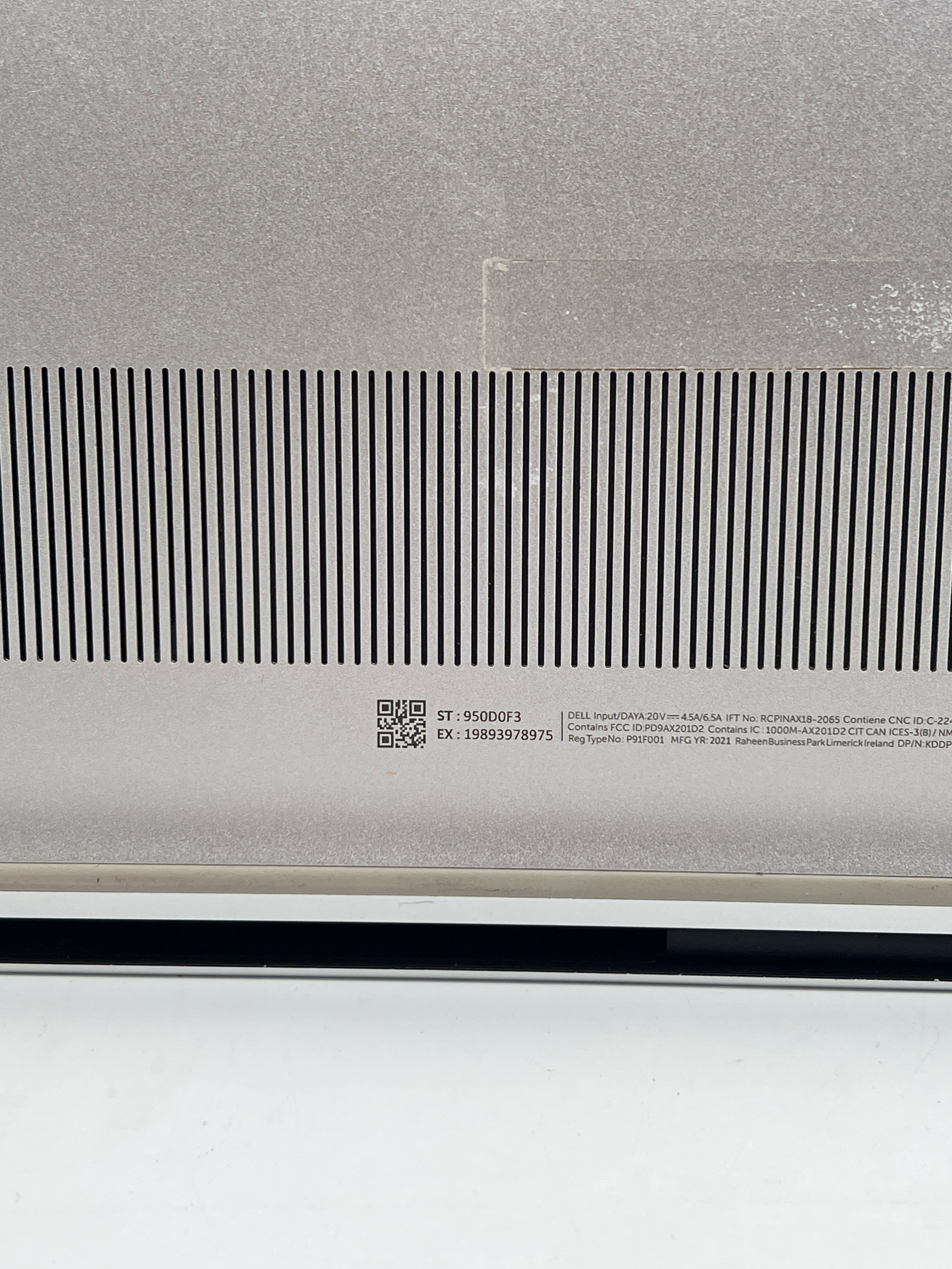 Dell XPS 15 9500 i7-10750H 16GB RAM 512GB SSD Gray - Used