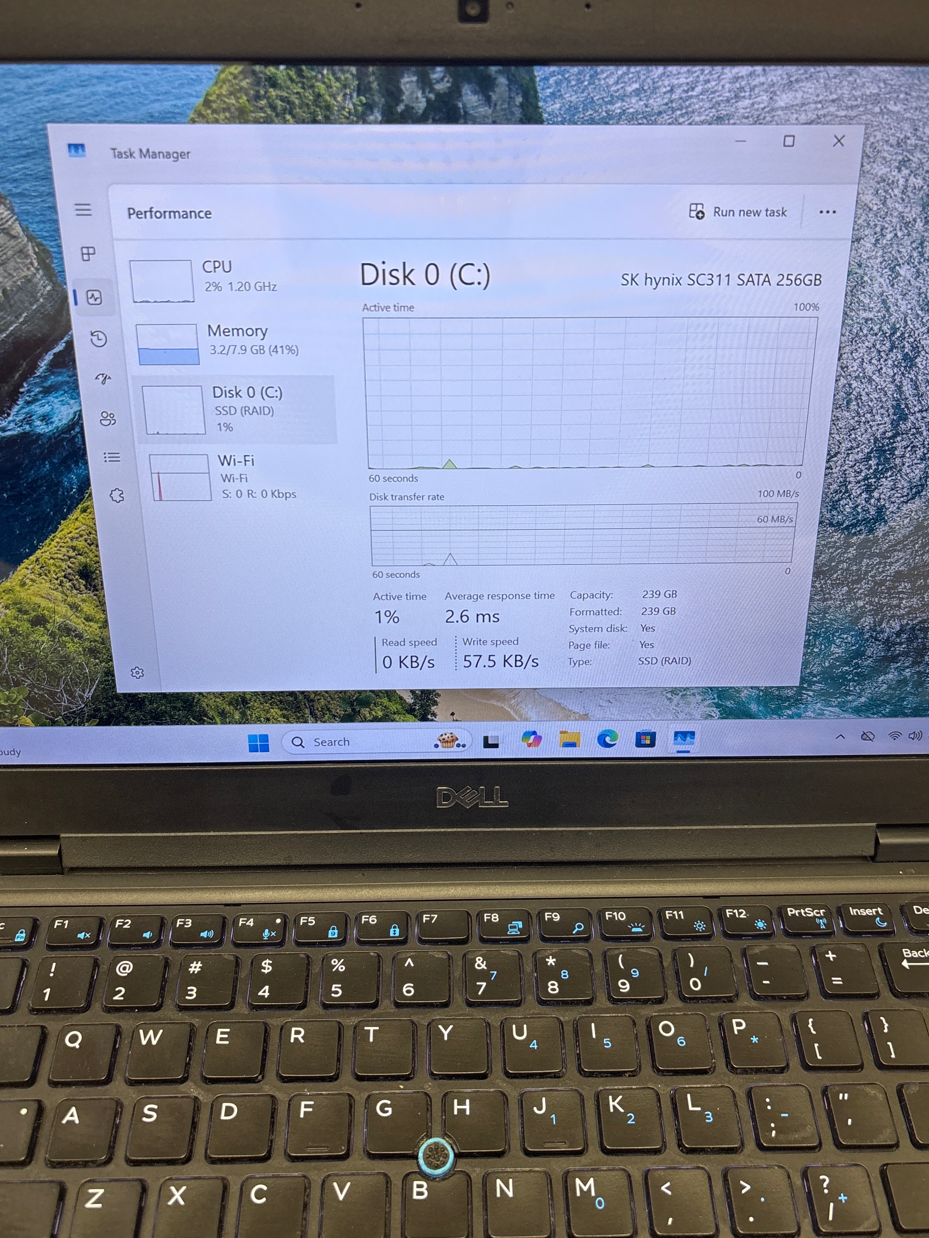 Dell Latitude 5490 i5-8350U 8GB RAM 256GB SSD - For Parts (Bad Battery)