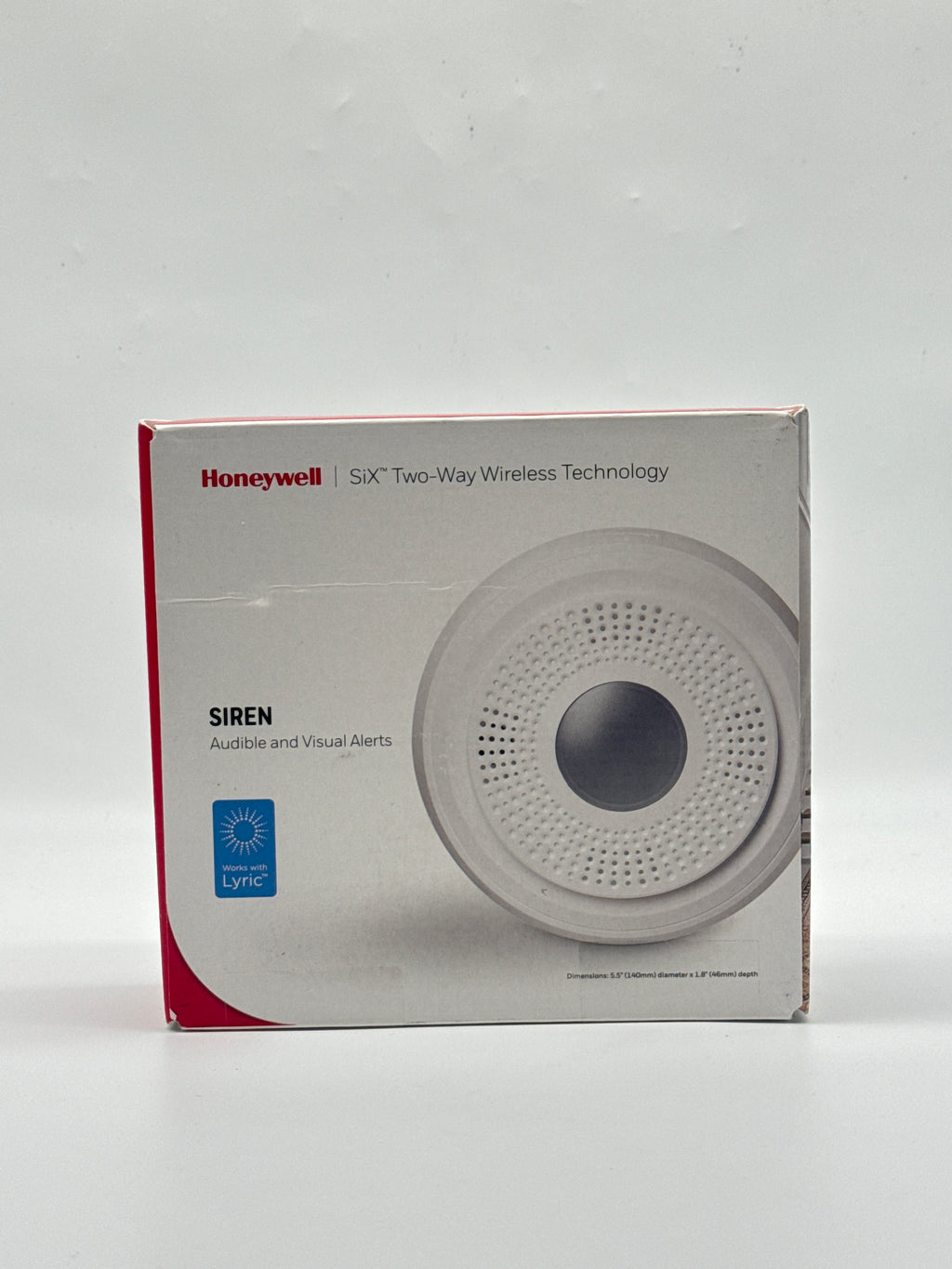 Honeywell SiXSIREN Wireless Indoor Siren 85dB White - New