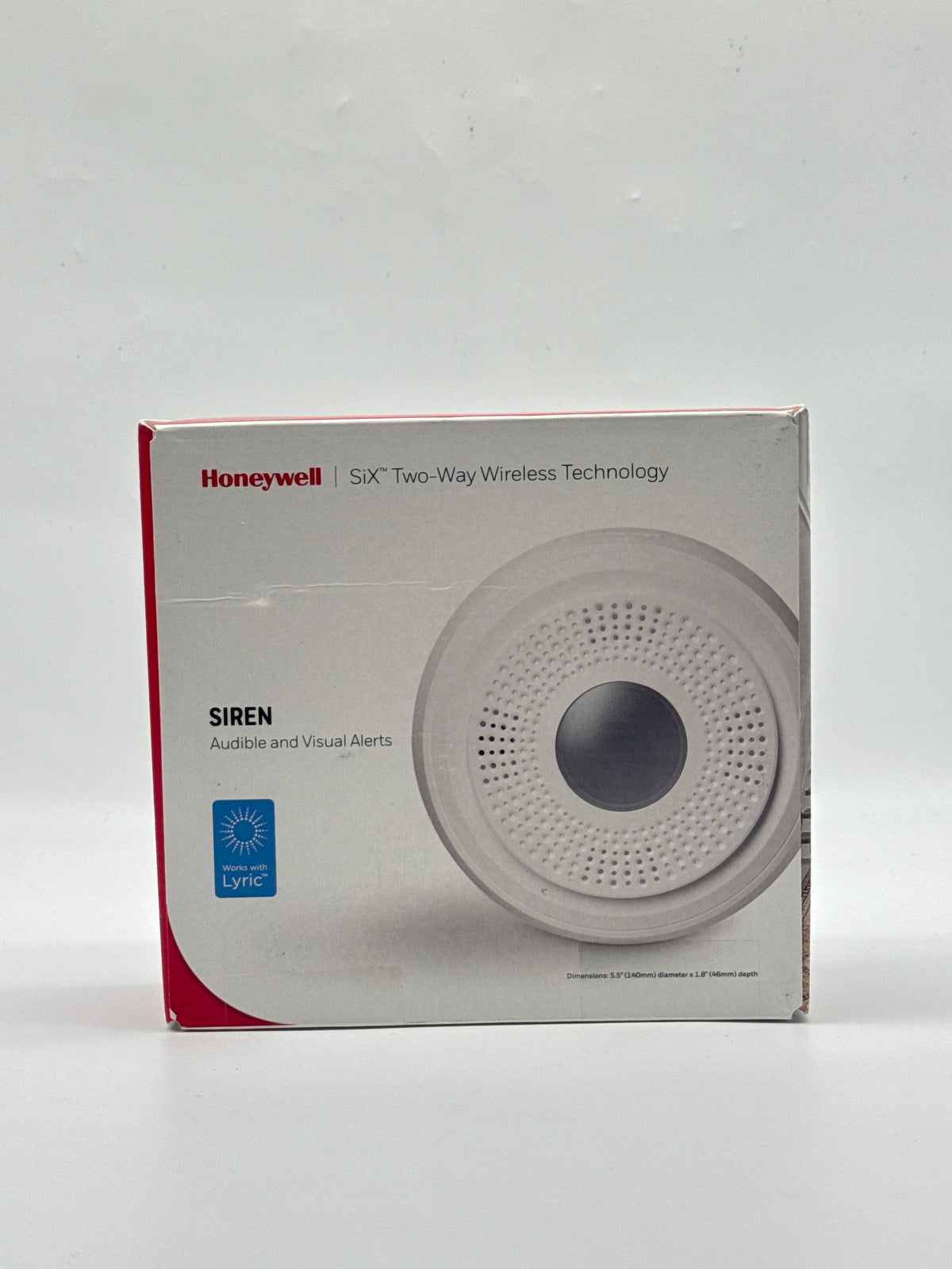 Honeywell SiXSIREN Wireless Indoor Siren 85dB White - New