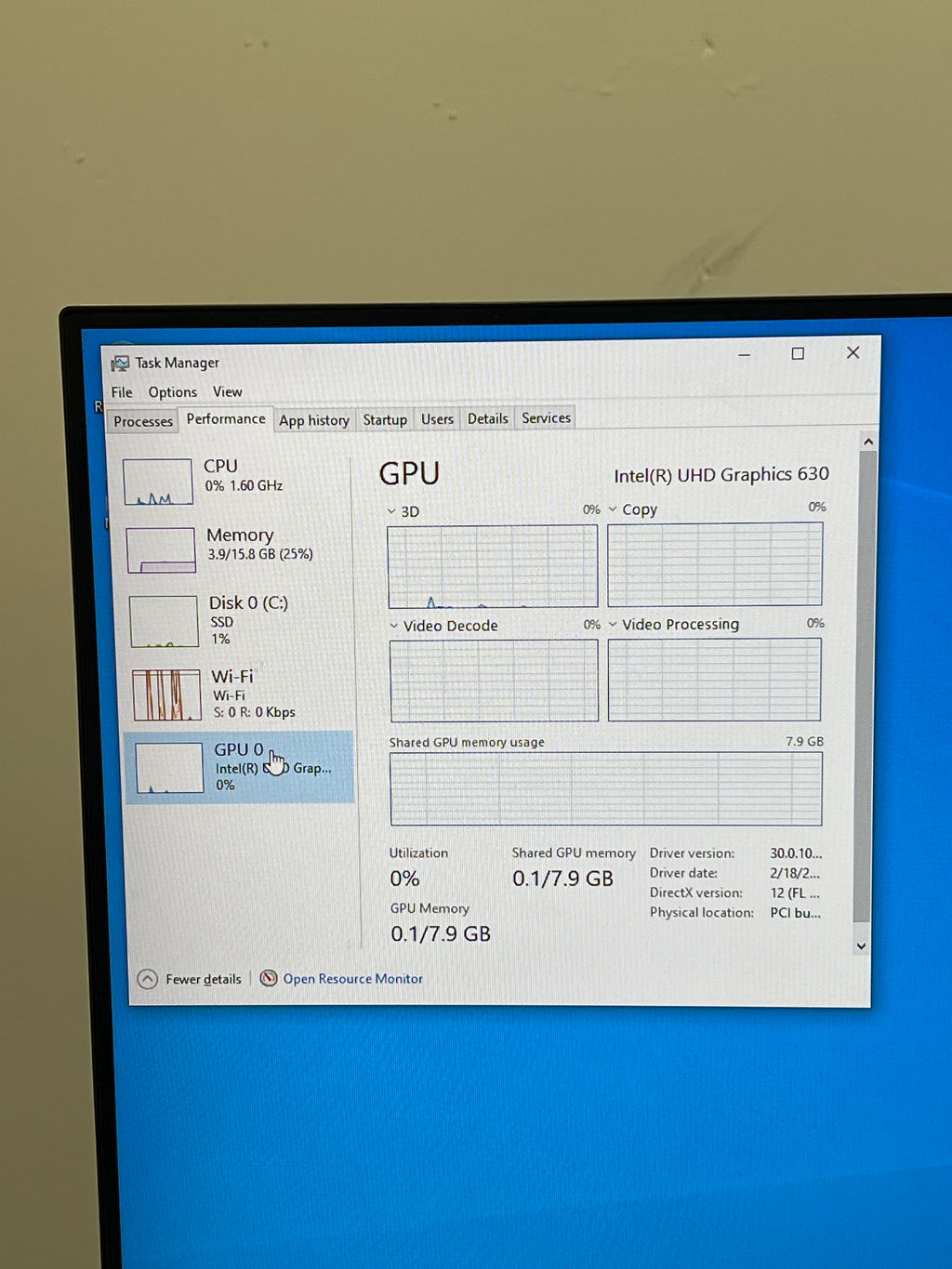 HP ENVY Desktop TE01-1011 i7-10700 16GB RAM 512GB SSD Black - Used