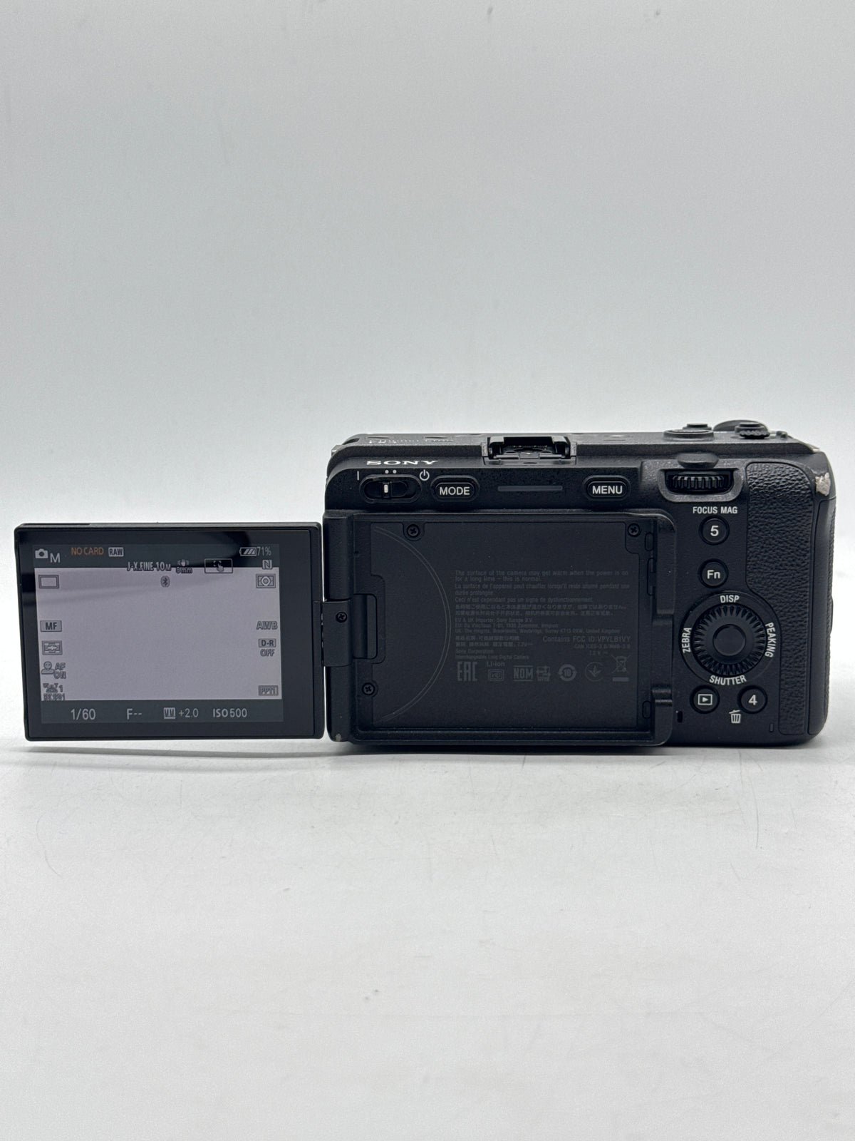 Sony Cinema Line FX3 12.1MP Cinema Camera Body Only Black - READ