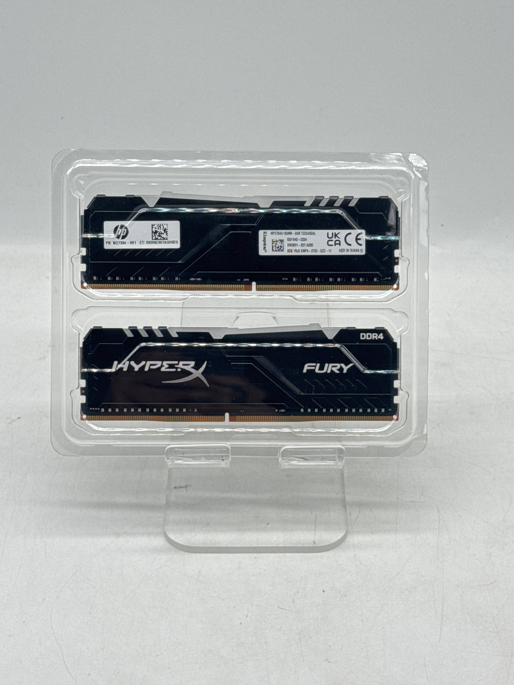 Kingston HyperX Fury 16GB 2x8GB DDR4 3733MHz RAM HP37D4U1S8MR-8XR - Used