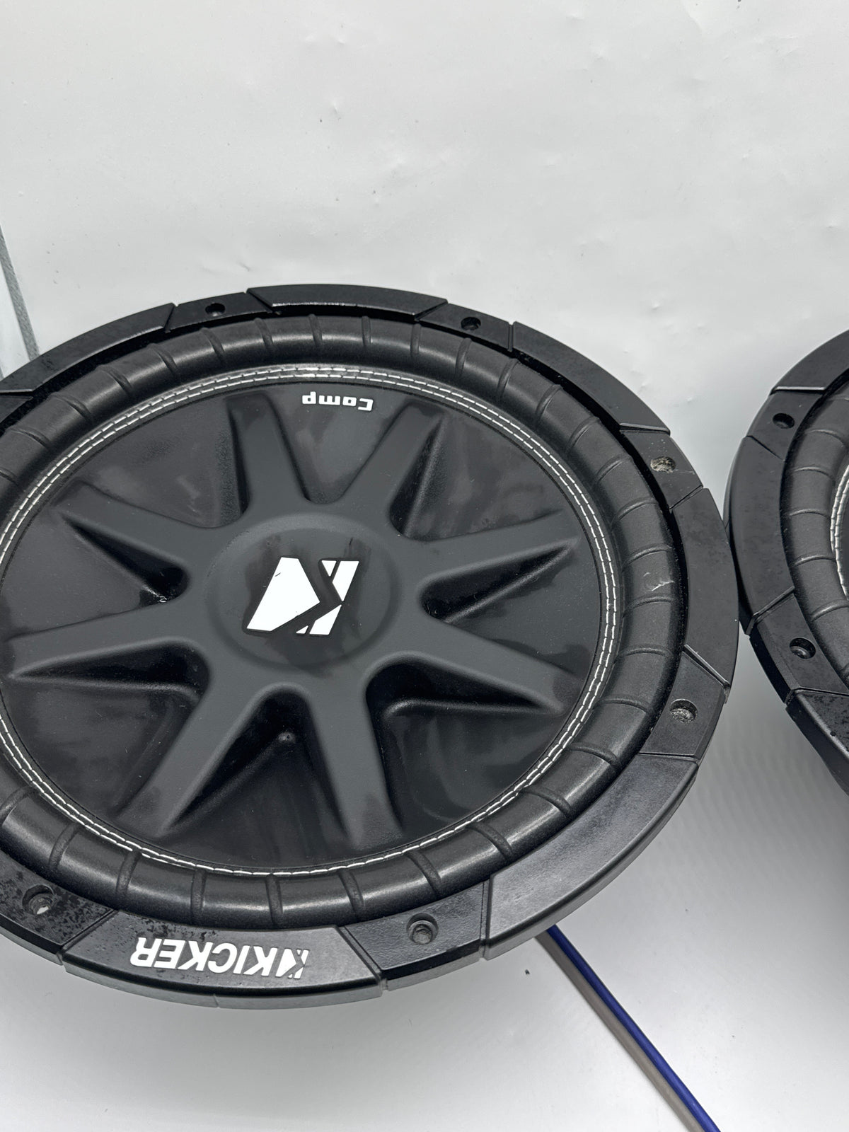 Kicker 43C124 Comp Series 12in 4-Ohm Subwoofers Pair 300W RMS 600W Peak - Used
