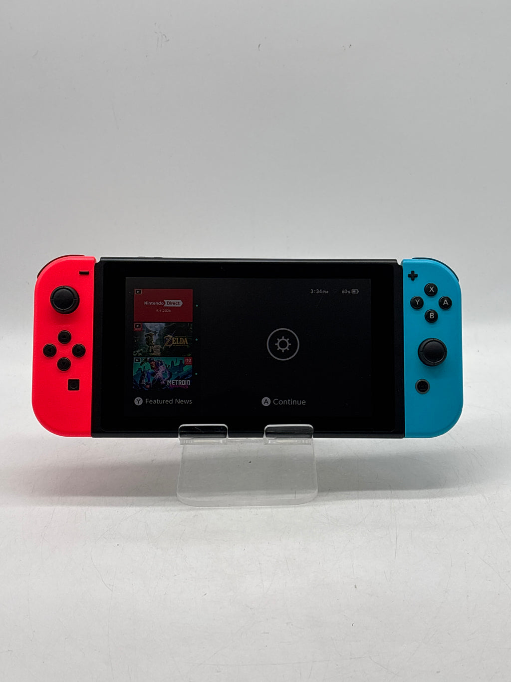 Nintendo Switch HAC-001 32GB Neon Red/Blue Joy-Con - Used