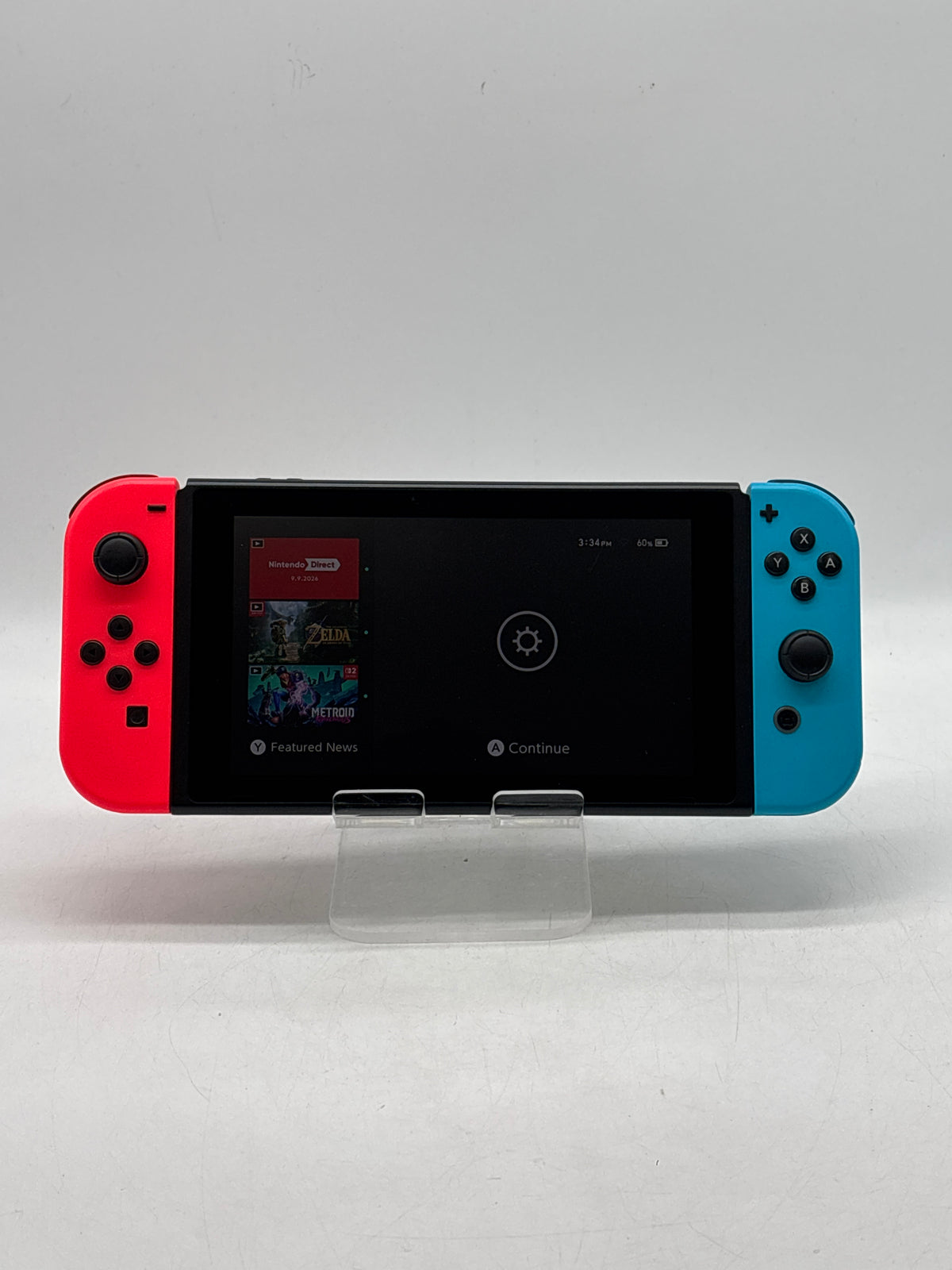 Nintendo Switch HAC-001 32GB Neon Red/Blue Joy-Con - Used
