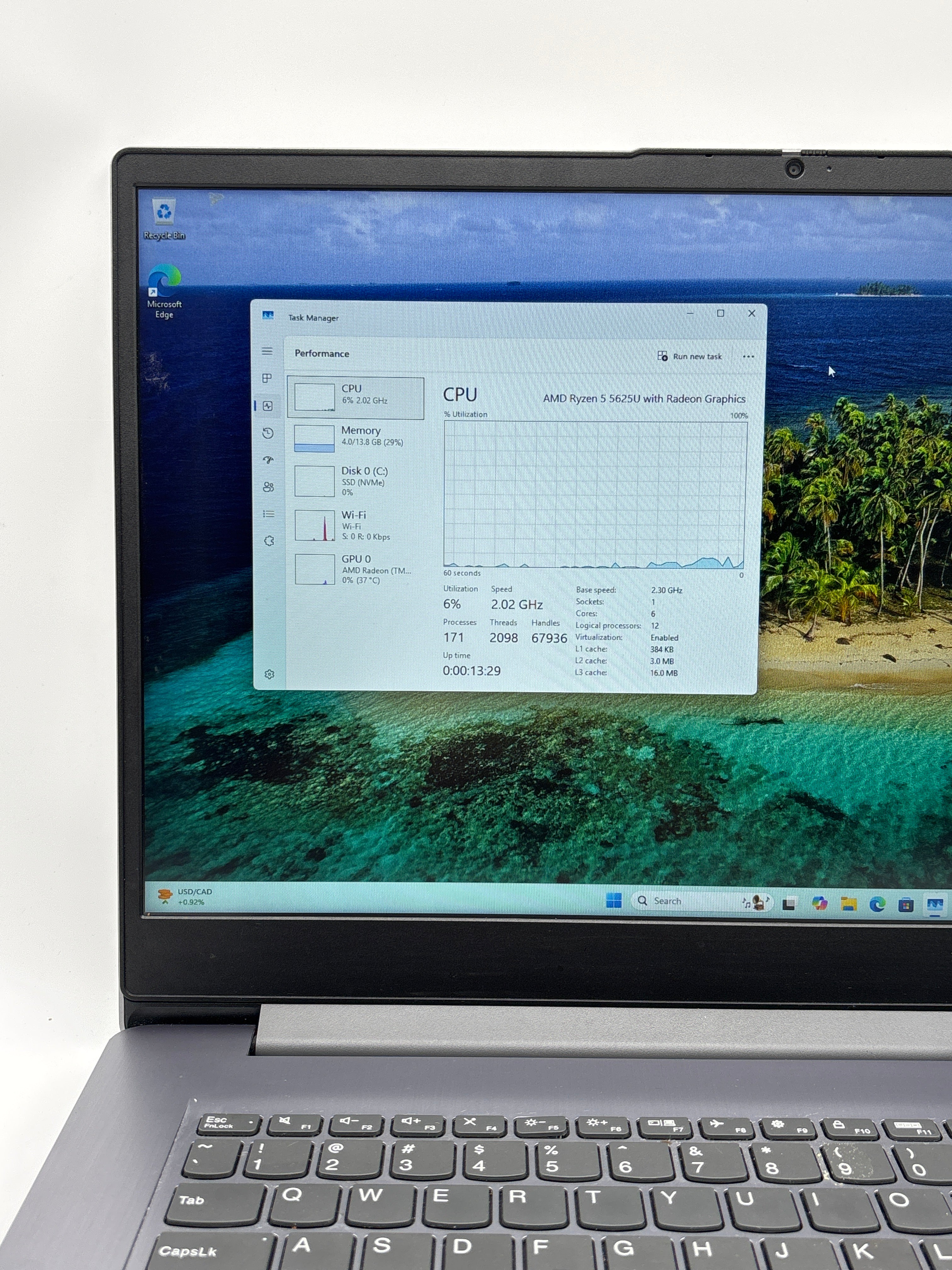 Lenovo IdeaPad 3 17ABA7 AMD Ryzen 5 5625U 16GB RAM 1TB SSD - Used