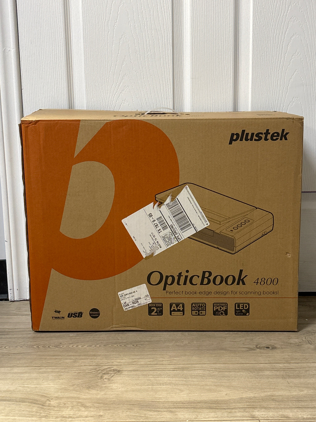 Plustek OpticBook 4800 Book Scanner Black - Used With Box