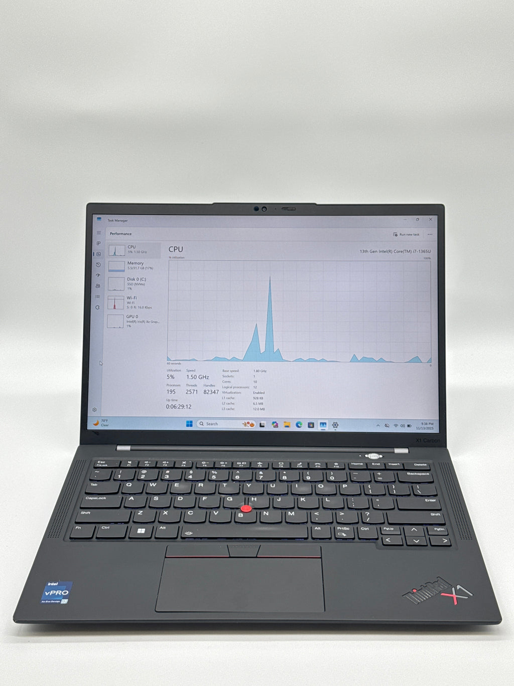Lenovo ThinkPad X1 Gen 11 14 inch Touch Screen 13th Gen Intel i7 32GB Ram 1TB SSD