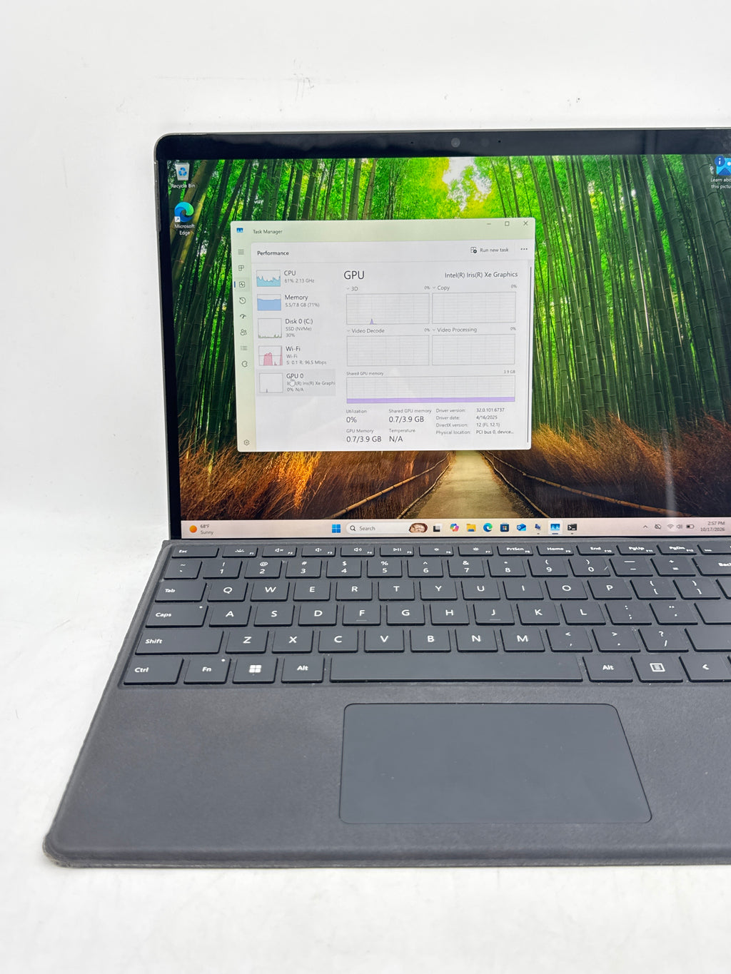 Microsoft Surface Pro 8 1983 Core i5 1135G7 8GB RAM 256GB SSD 13in Black - Used