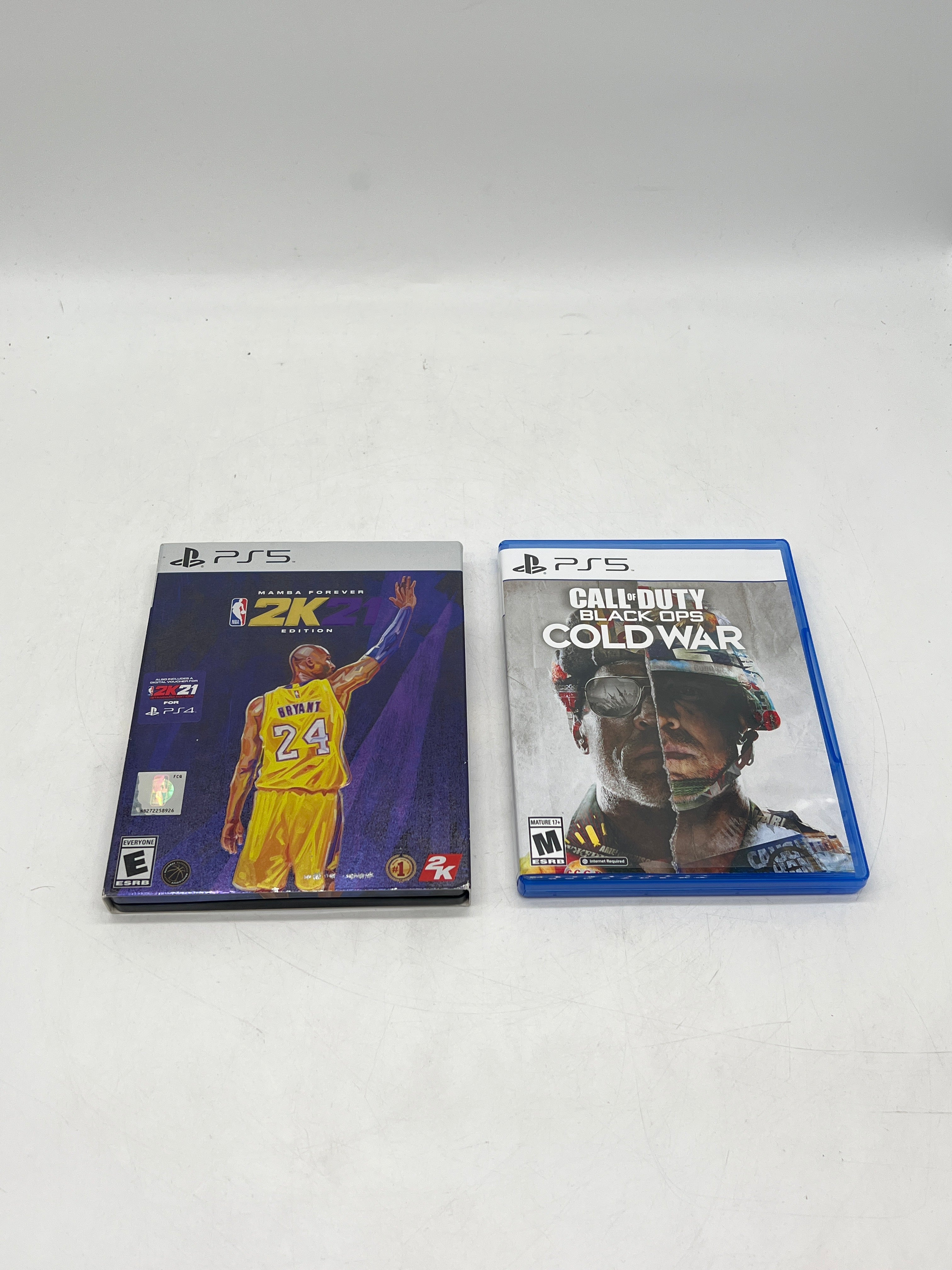 Lot of 2 PS5 Games – NBA 2K21 Mamba Forever Edition & Call of Duty Black Ops Cold War