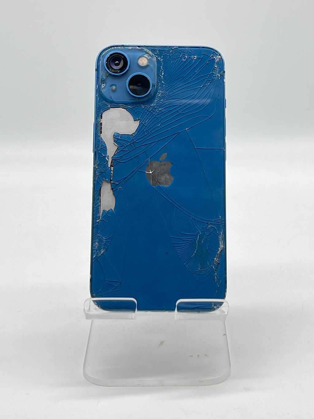 Apple iPhone 13 128GB Unlocked Blue - For Parts (Cracked back and Screen)