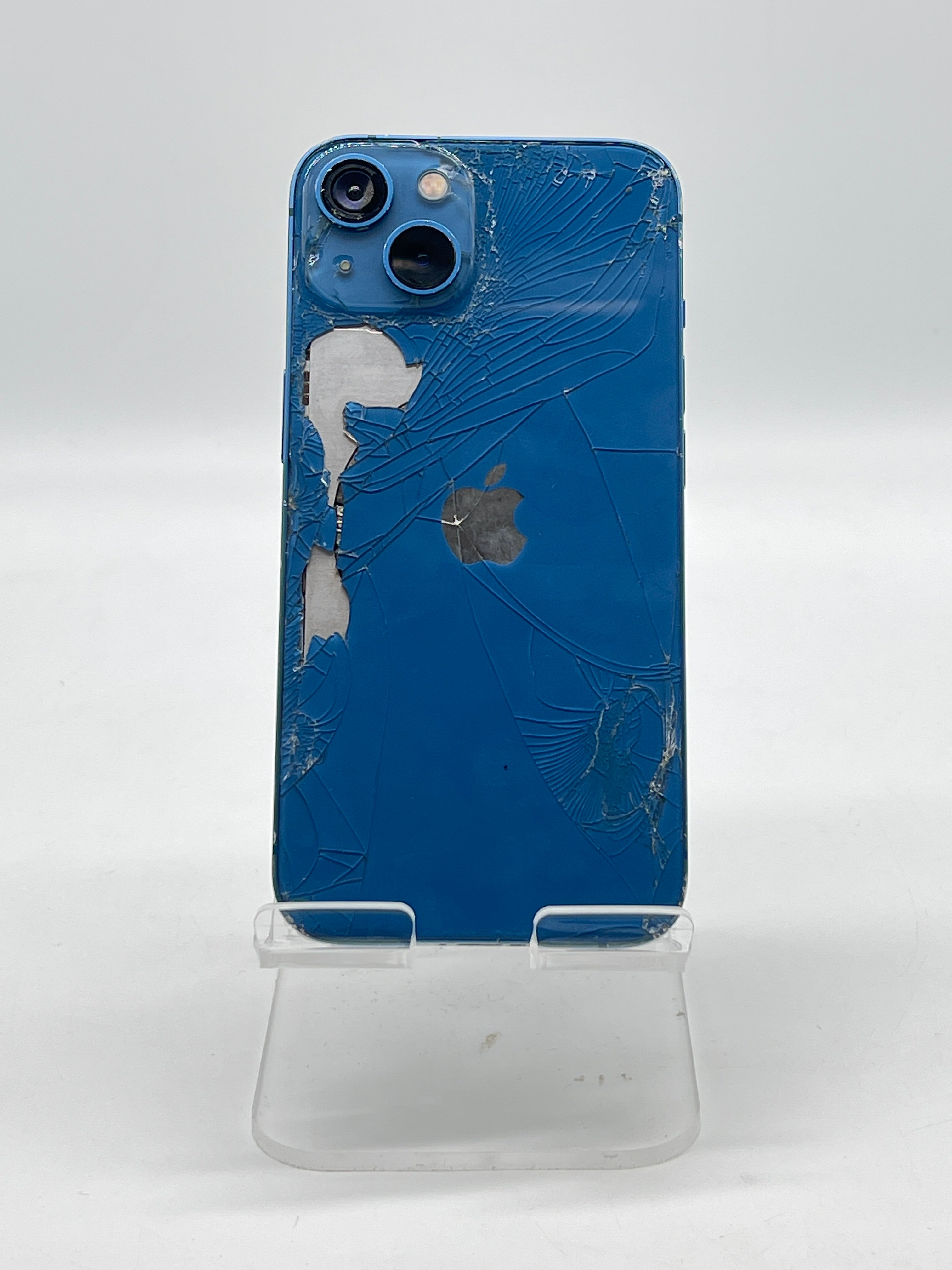 Apple iPhone 13 128GB Unlocked Blue - For Parts (Cracked back and Screen)