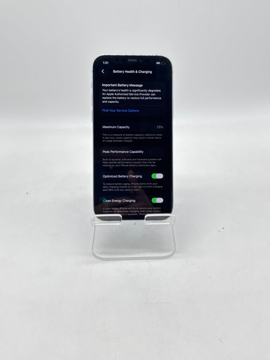 Apple iPhone 12 A2172 64GB Purple Factory Unlocked - READ