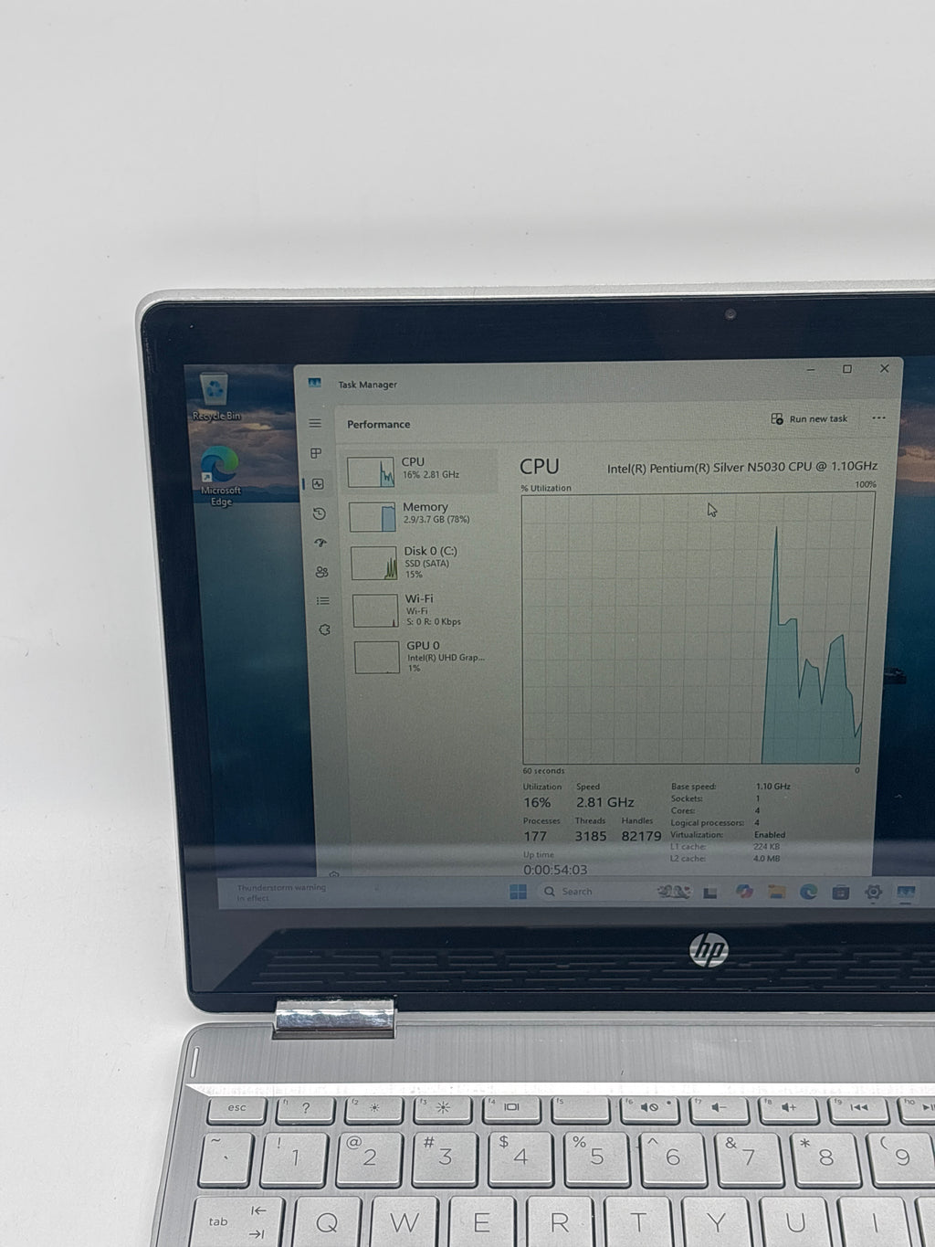 HP Pavillion x360 m Convertible 11m-ap0xxx Pentium Silver N5030 4GB 128GB